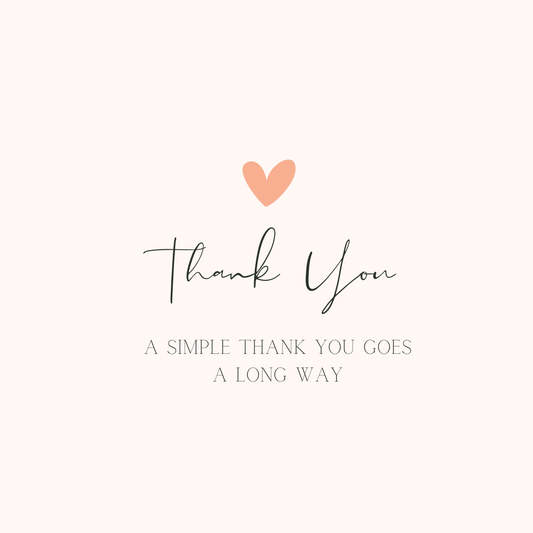 A Simple Thank You Goes A Long Way