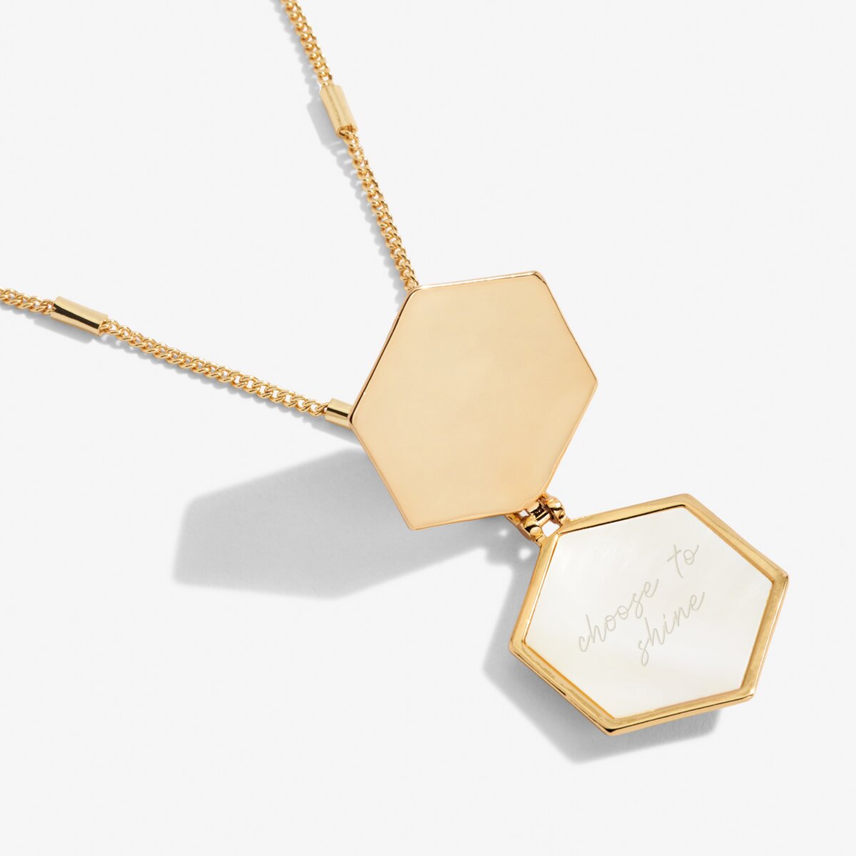 My Moments Locket Necklace | Joma Jewellery | Choose To Shine | Gold