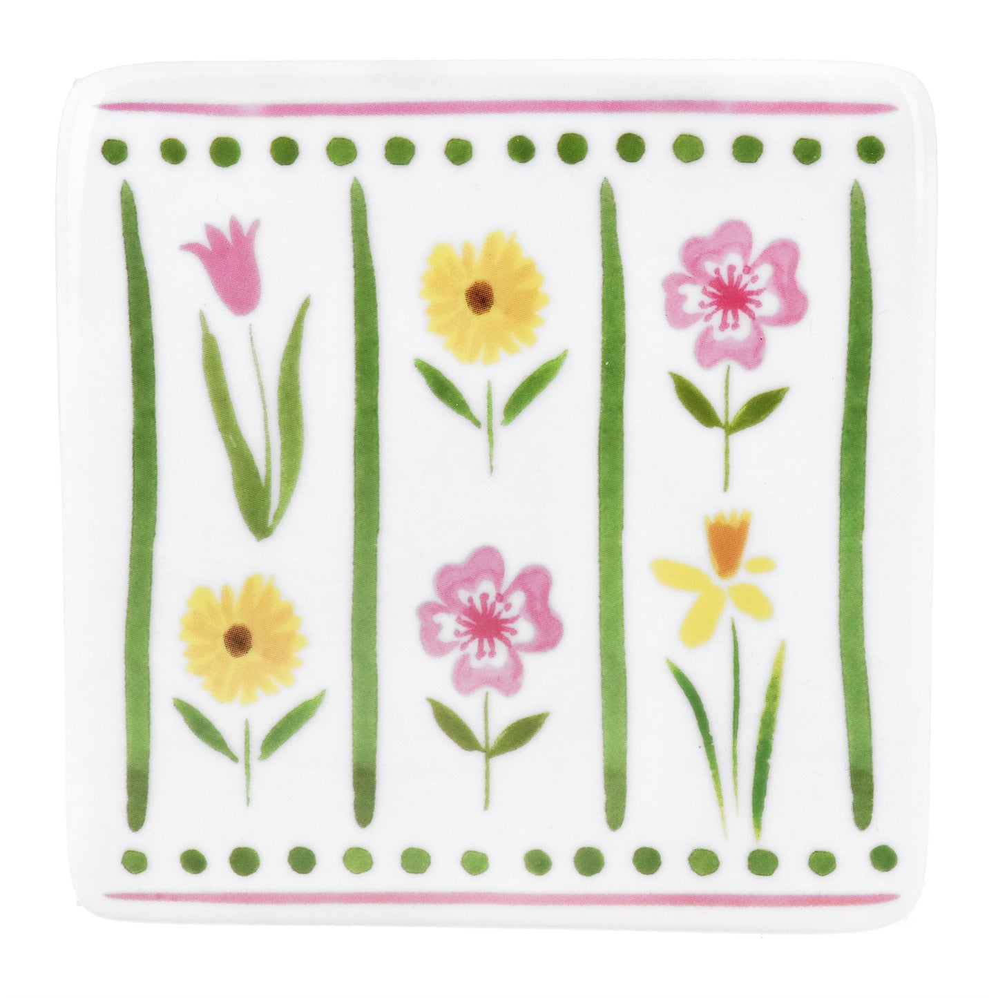 Pastel Meadow Porcelain Coaster | Gisela Graham