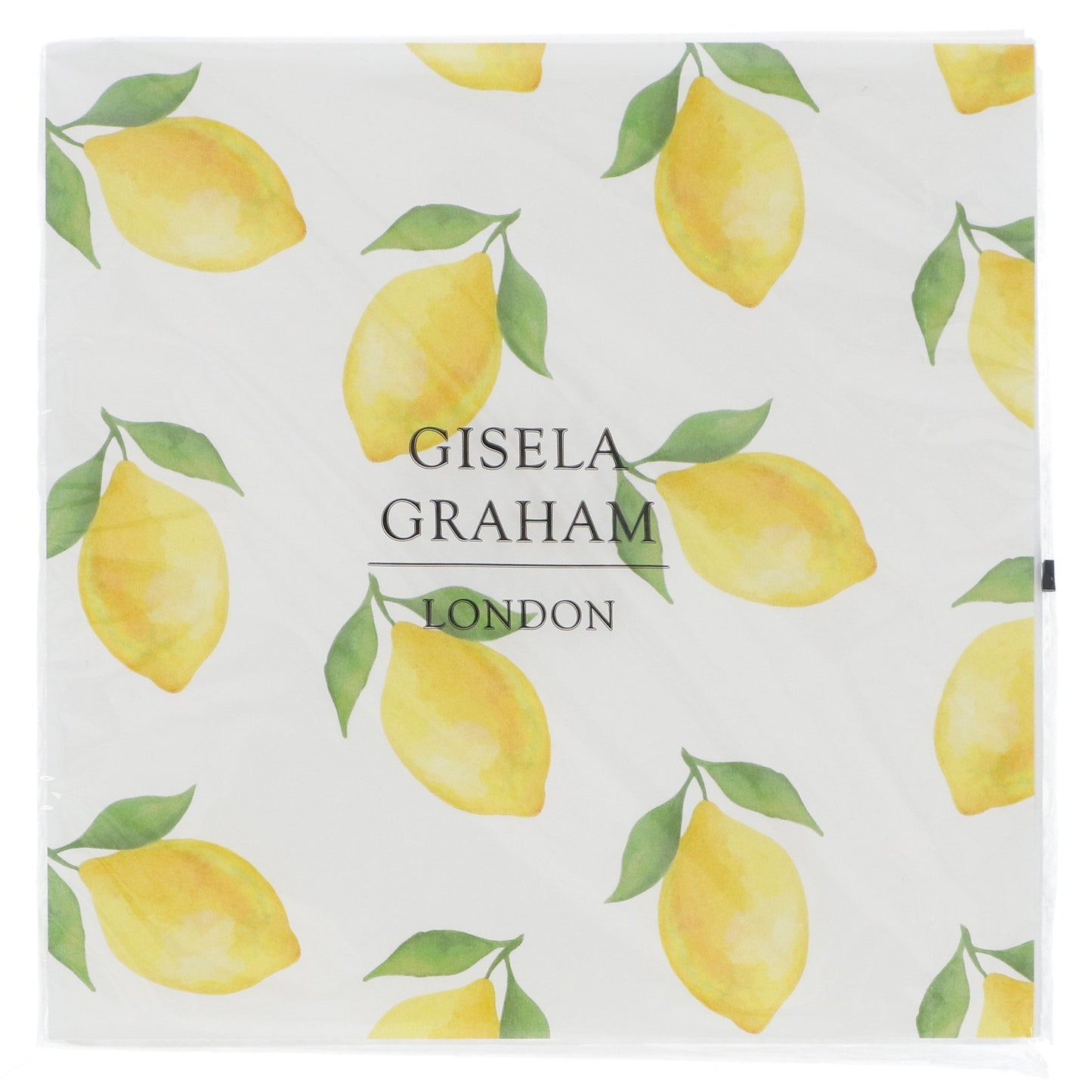 Lemons Paper Napkins | Pack of 20 | Gisela Graham