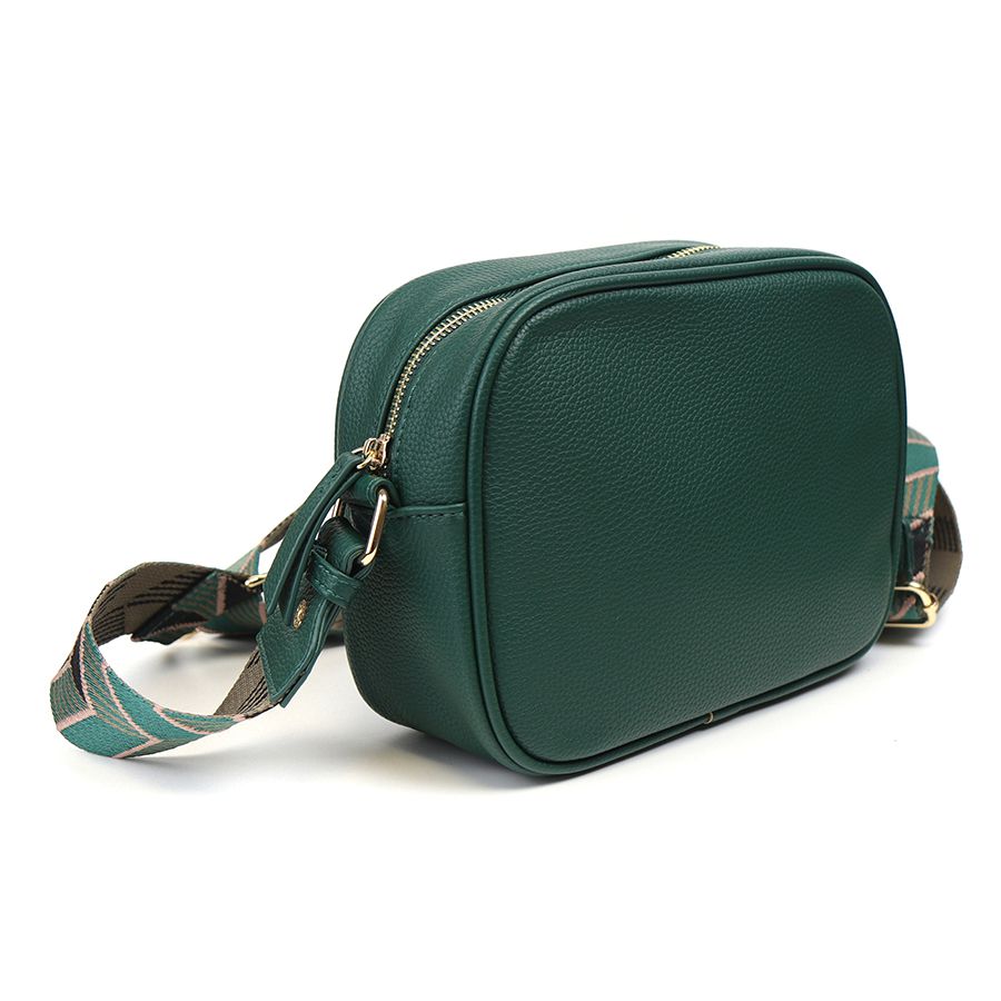 Bottle Green Crossbody Camera Bag