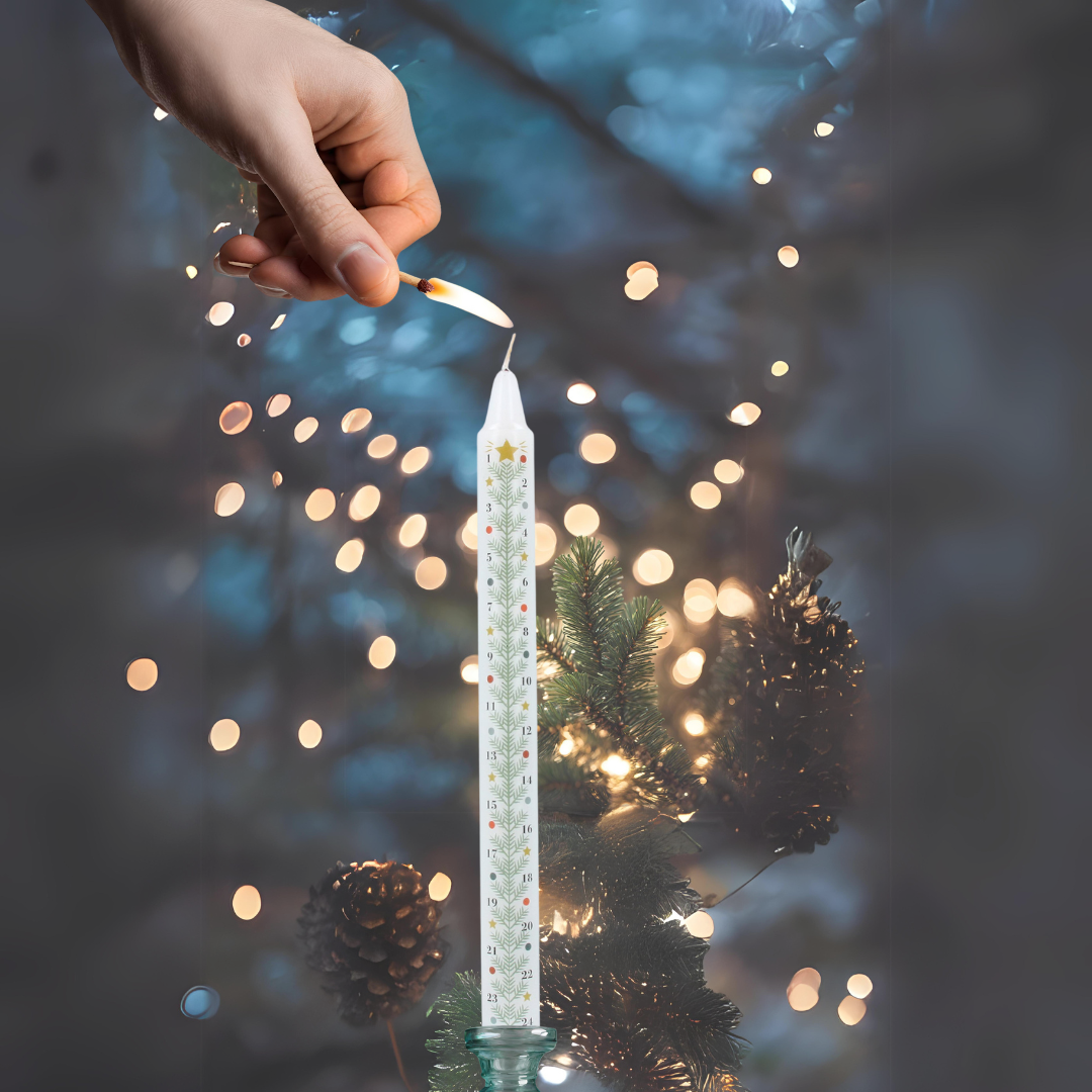 Christmas Tree Advent Candle