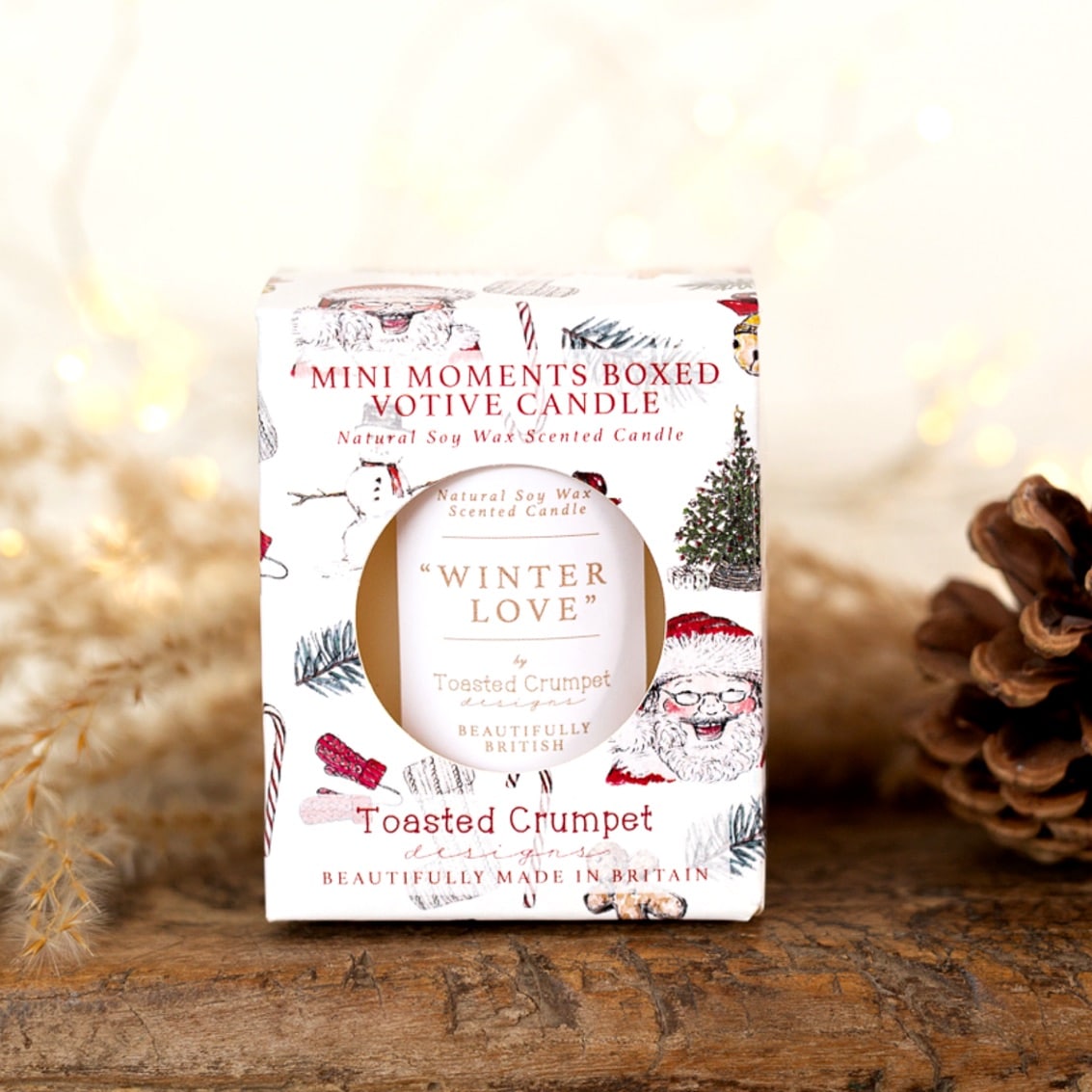 All Things Jolly Boxed Mini Votive Candle