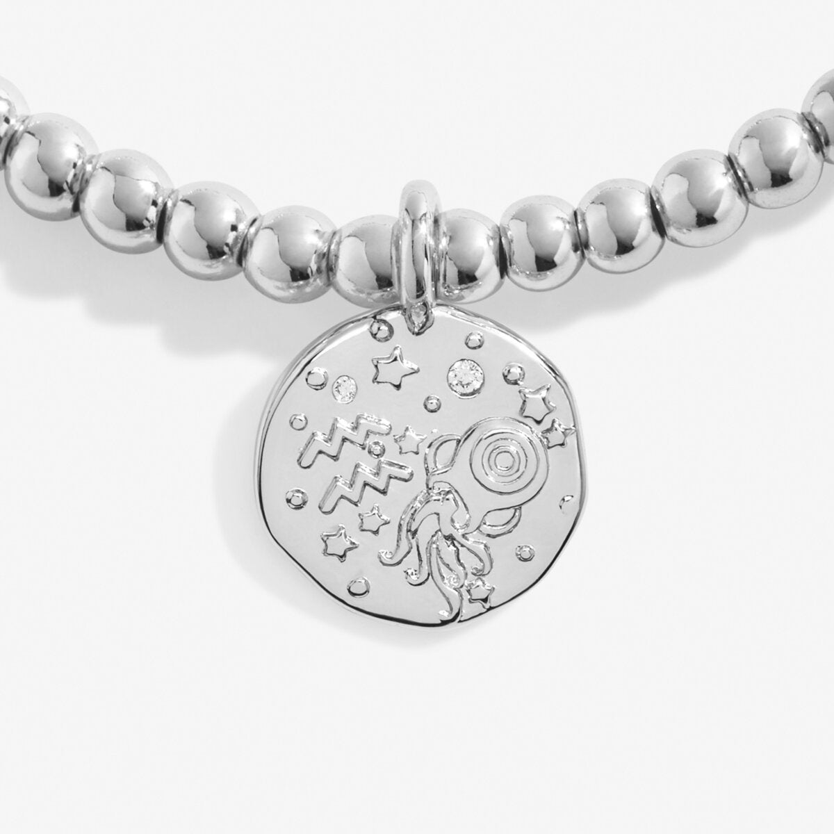 Joma Jewellery | Aquarius Zodiac Stretch Bracelet