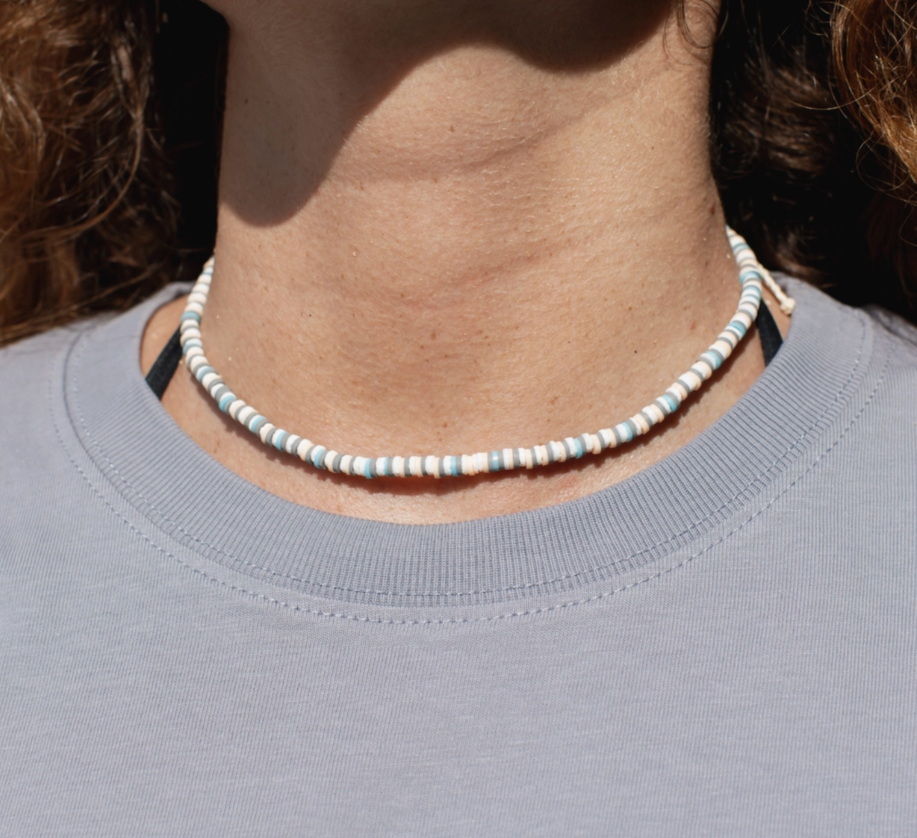 Avalon Clay Beaded Surfer Necklace