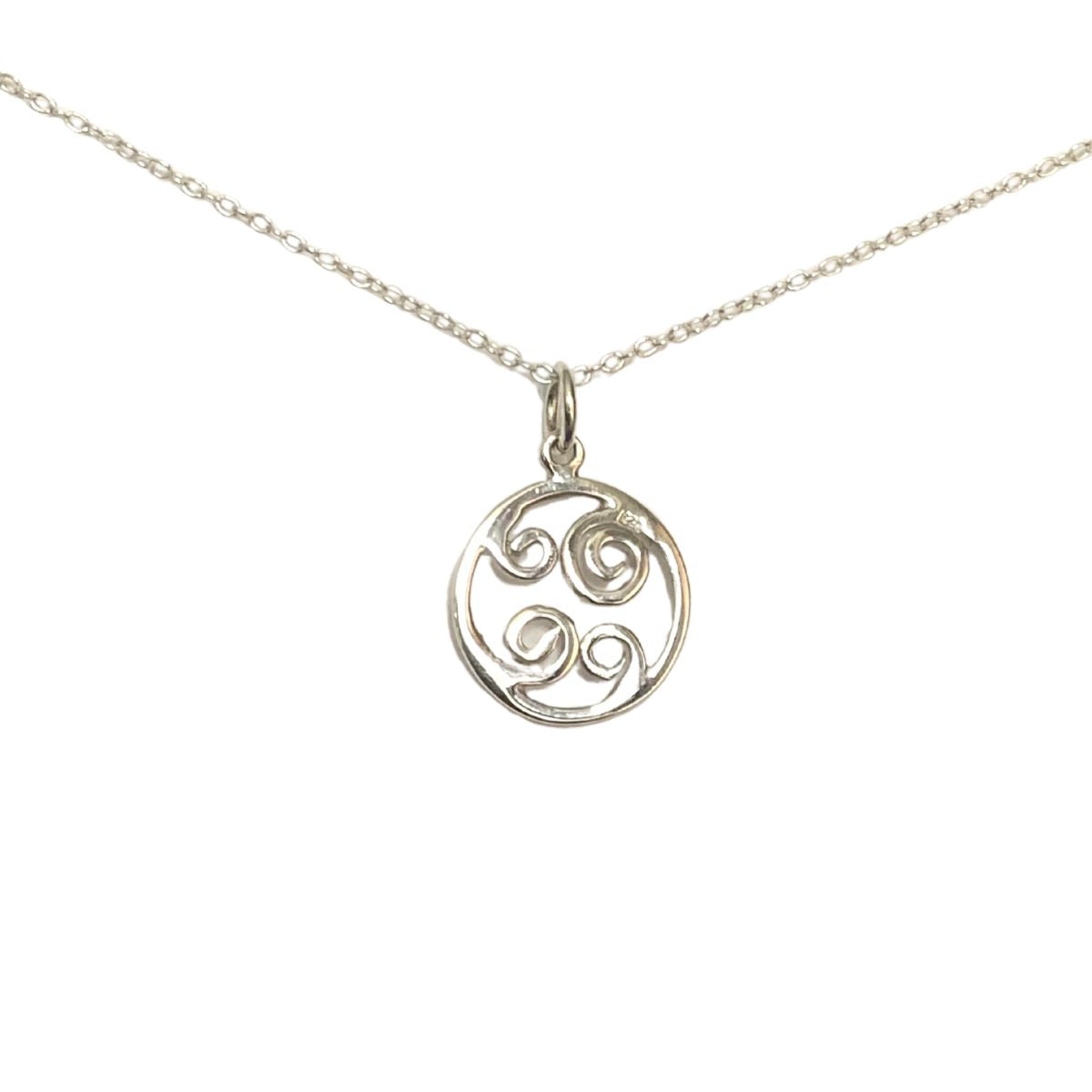 Coastal Scotland Pendant | Scottish Silver Necklace with Greeting Card