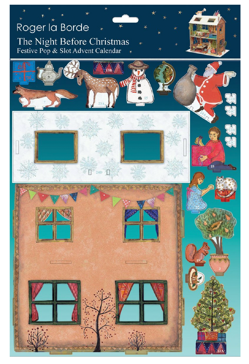 Night Before Christmas Pop & Slot Advent Calendar