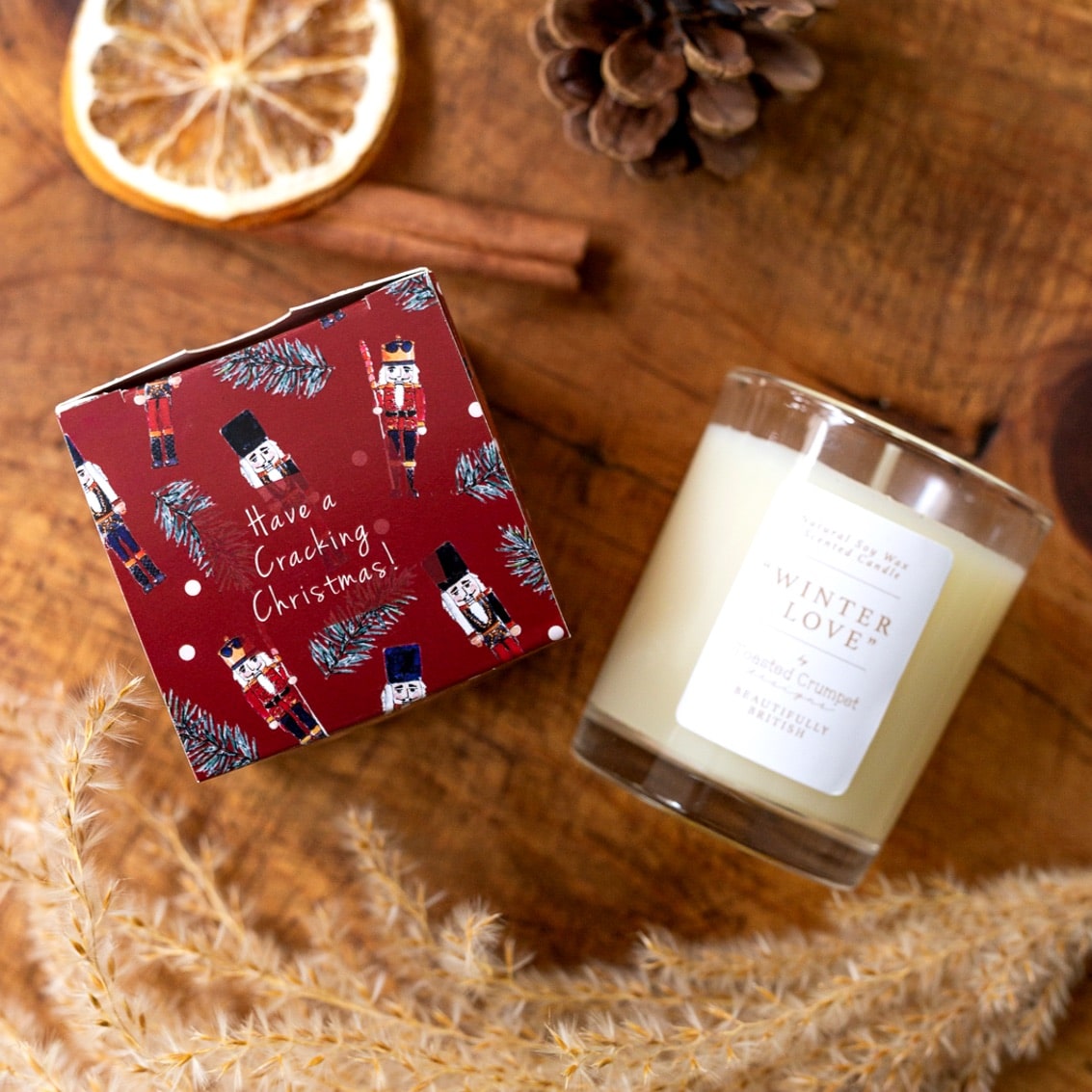 Christmas Nutcracker Boxed Mini Votive Candle