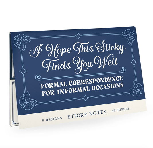 formal funny sticky notes packet