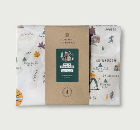 Walk Scotland Tea Towel – Scottish Gifts | 100% Cotton