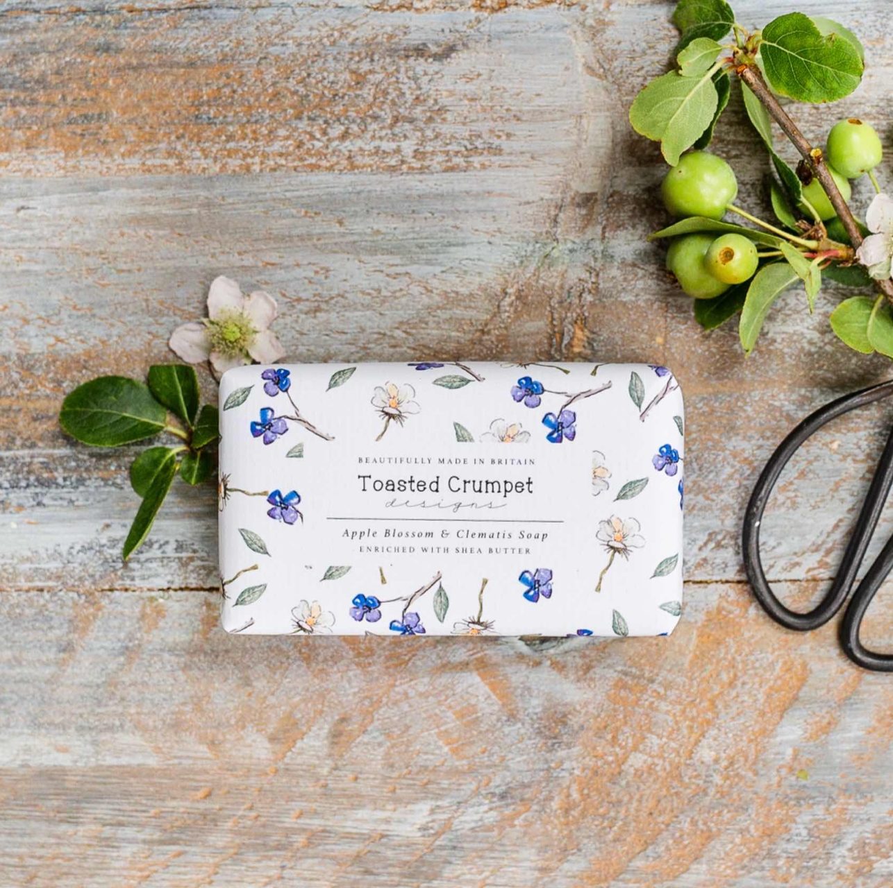 Apple Blossom & Clematis Luxury Triple Milled Soap Bar
