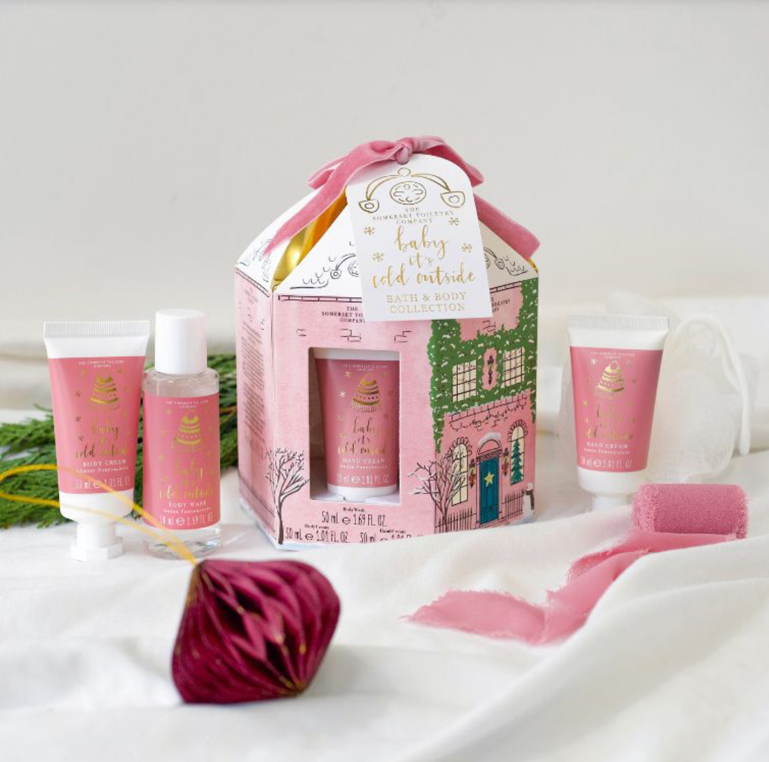 Snow House | Mini Pamper Set | Amber Pomegranate