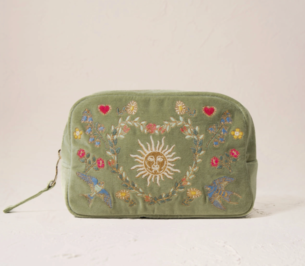 Earth Goddess Makeup Bag | Green