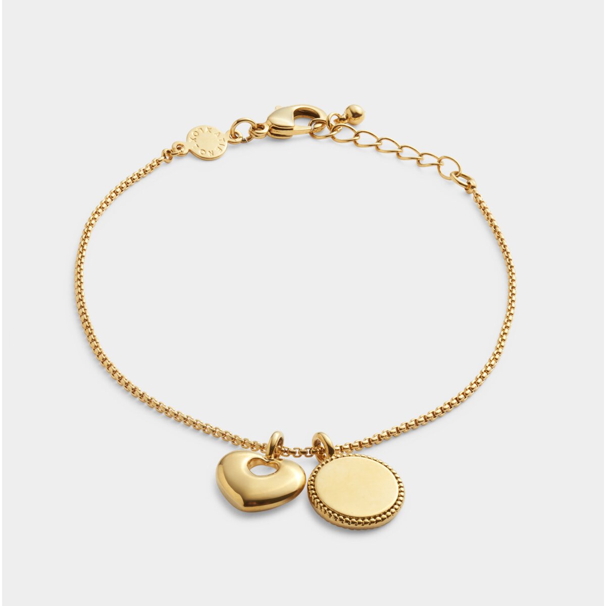 Katie Loxton | 'Family Forever' Waterproof Gold Charm Bracelet