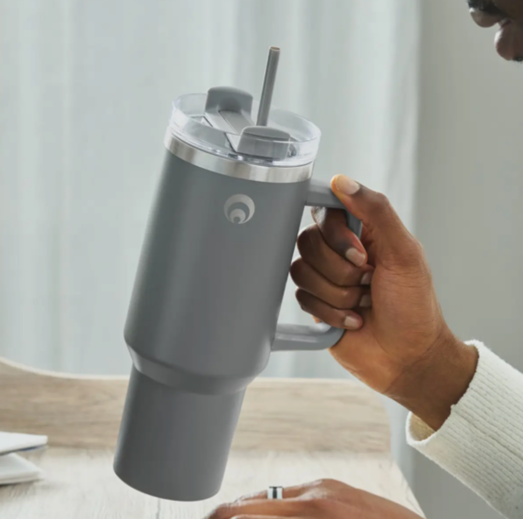 Restore Hydration Cup – Grey | 1.12L Stainless Steel