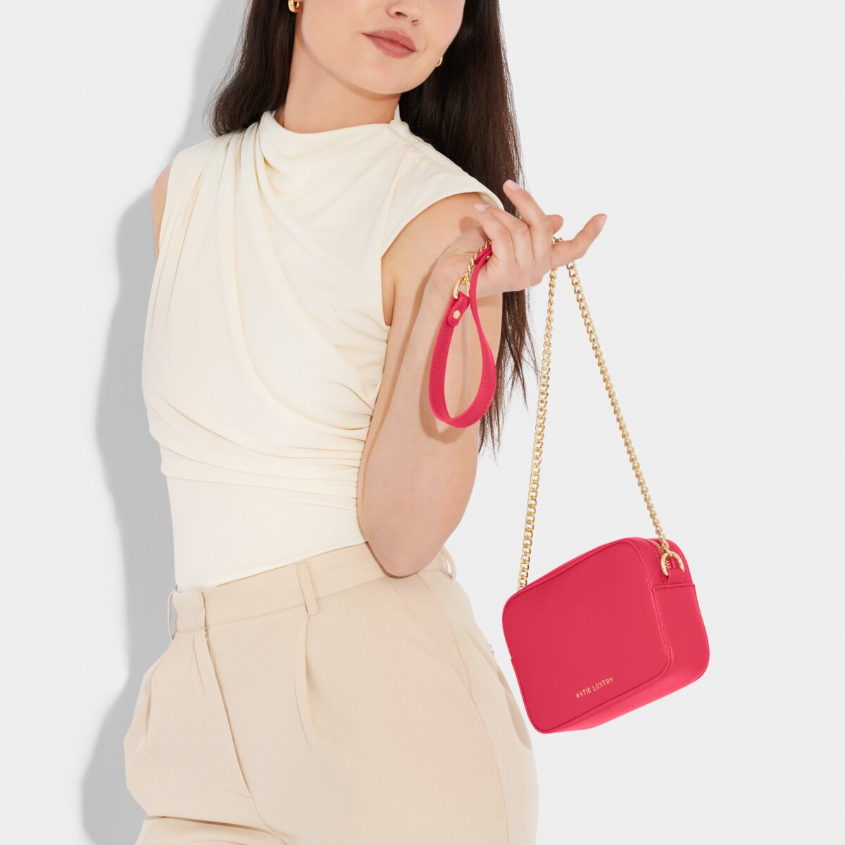 Katie Loxton | Millie Mini Crossbody Bag | Fuchsia