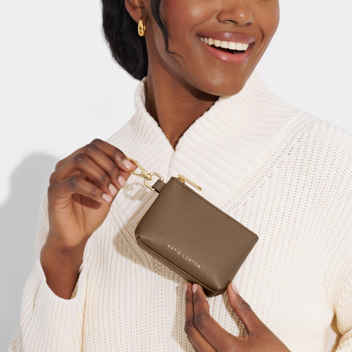 Katie Loxton | Evie Clip On Purse | Mink