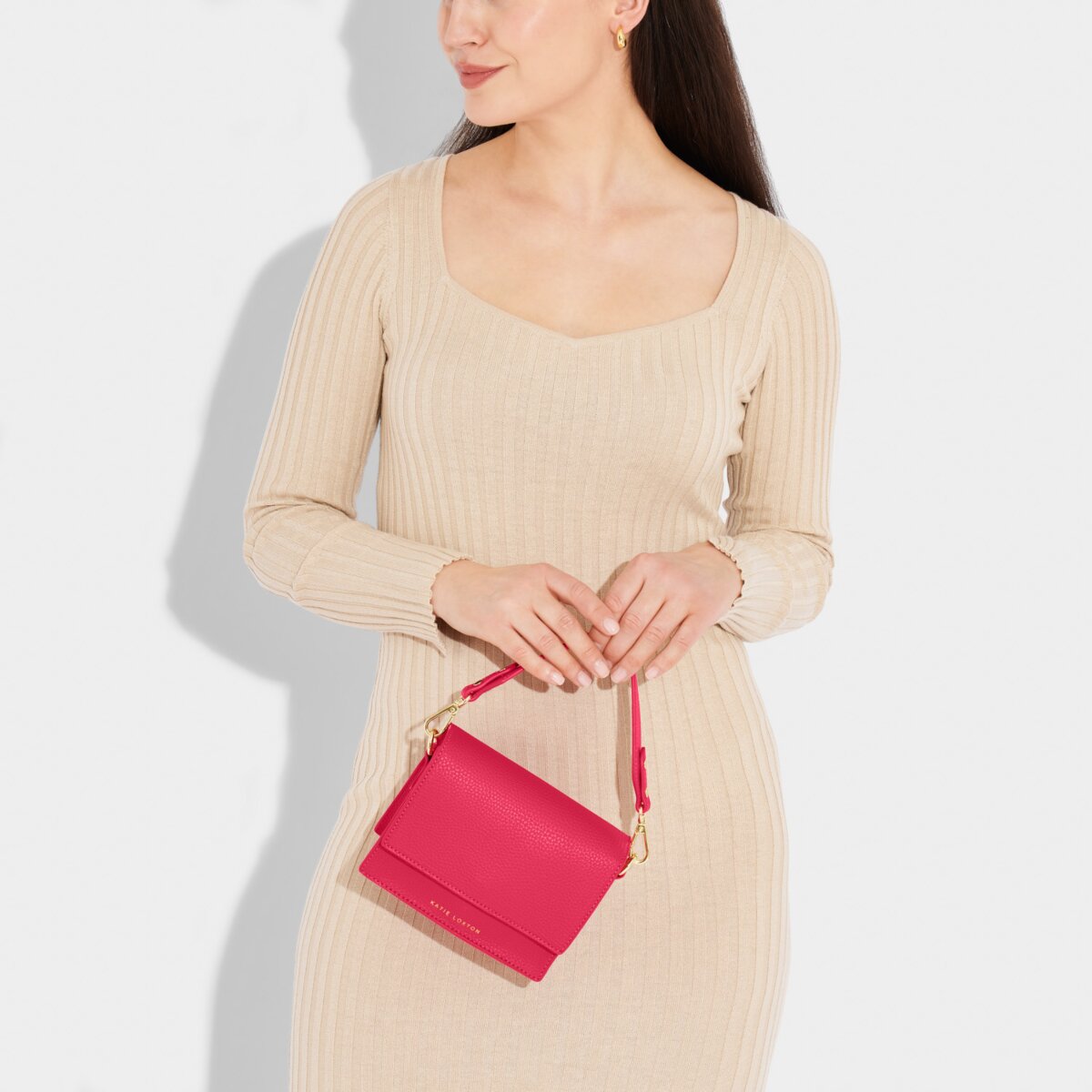 Katie Loxton | Mini Orla Crossbody Bag | Fuchsia