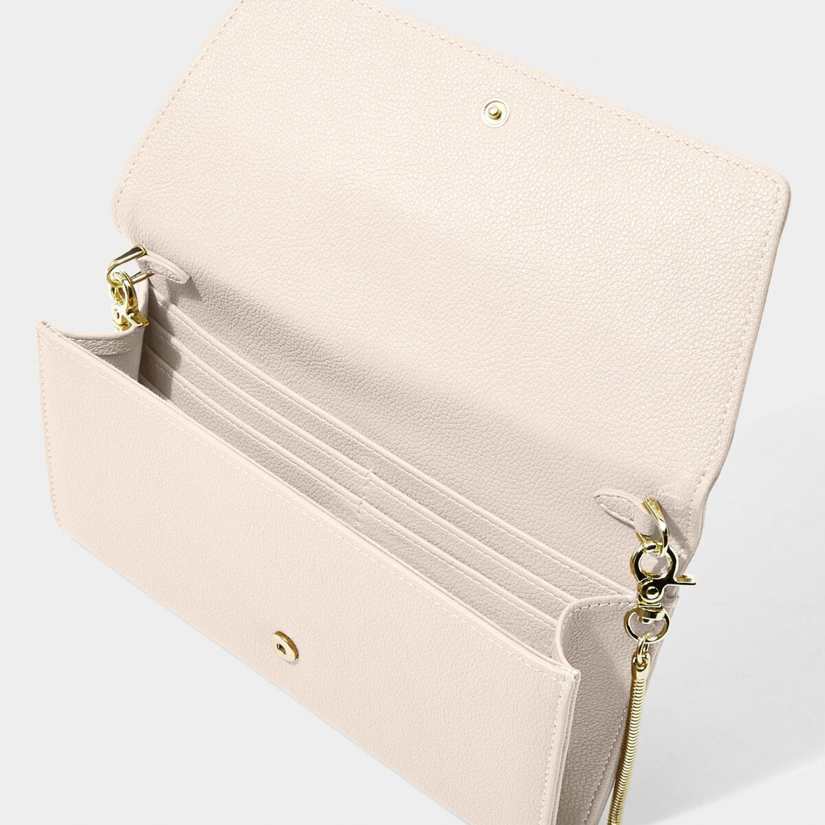 Katie Loxton | Neva Crossbody Clutch Bag | Eggshell