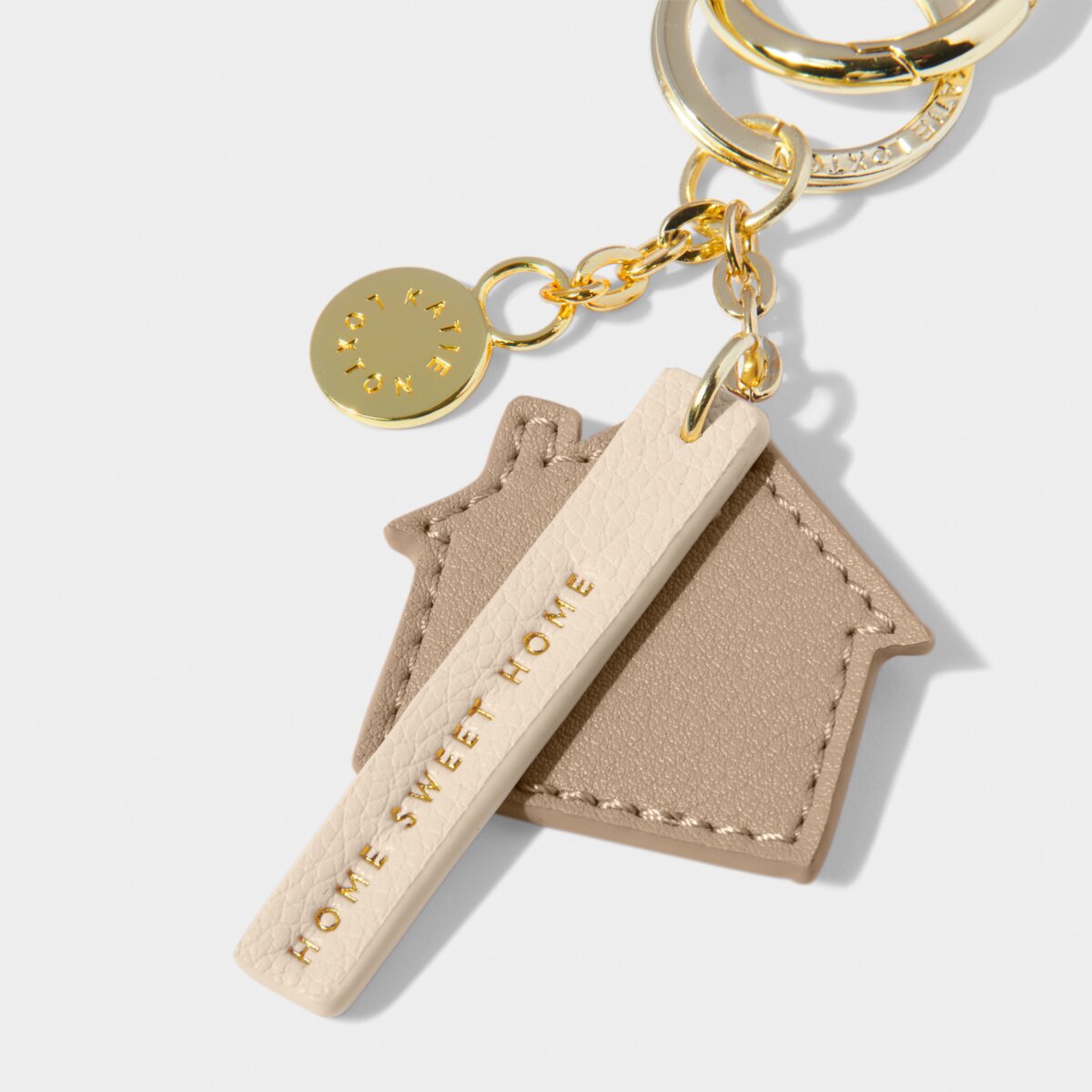 Katie Loxton | Home Sweet Home| Soft Tan Keyring