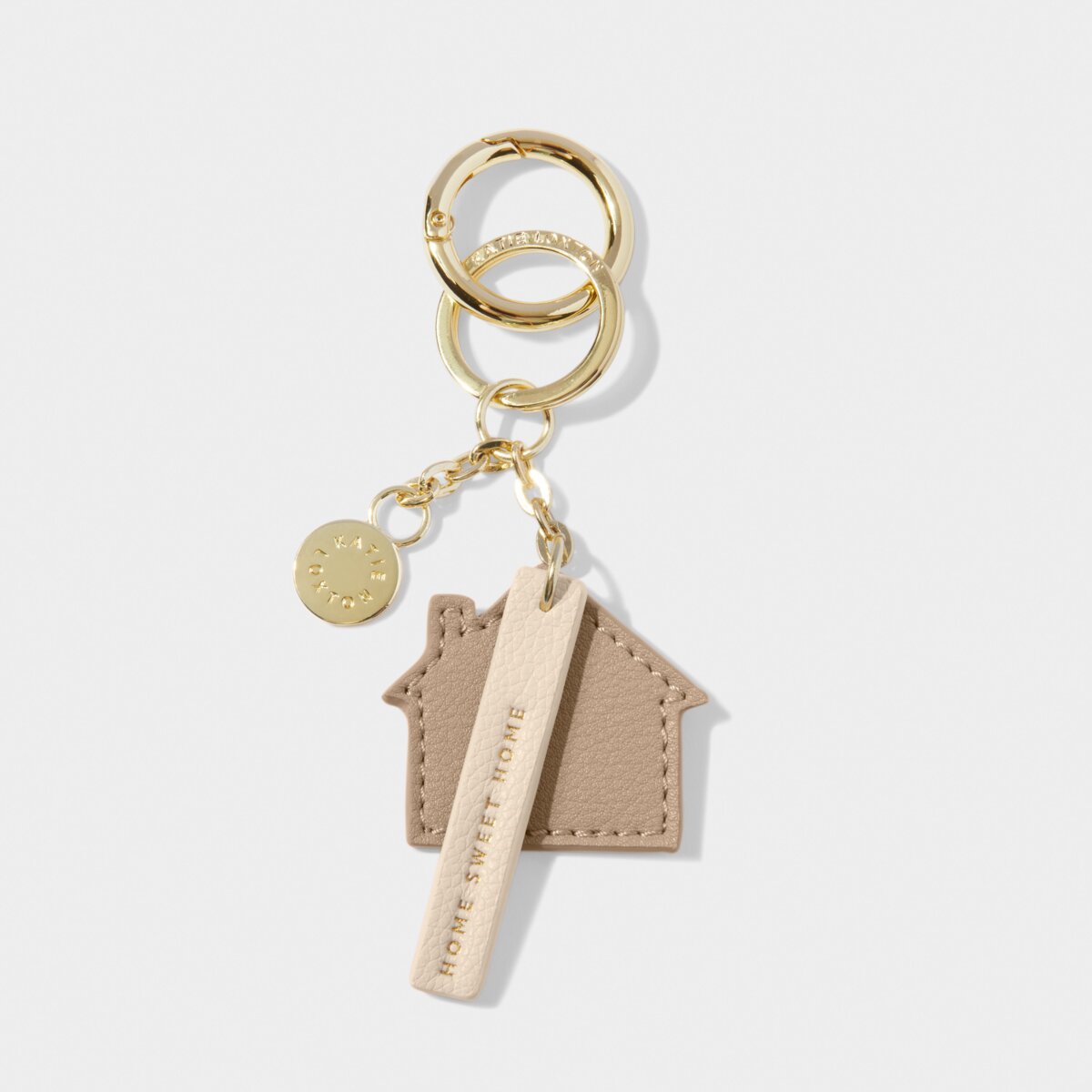 Katie Loxton | Home Sweet Home| Soft Tan Keyring