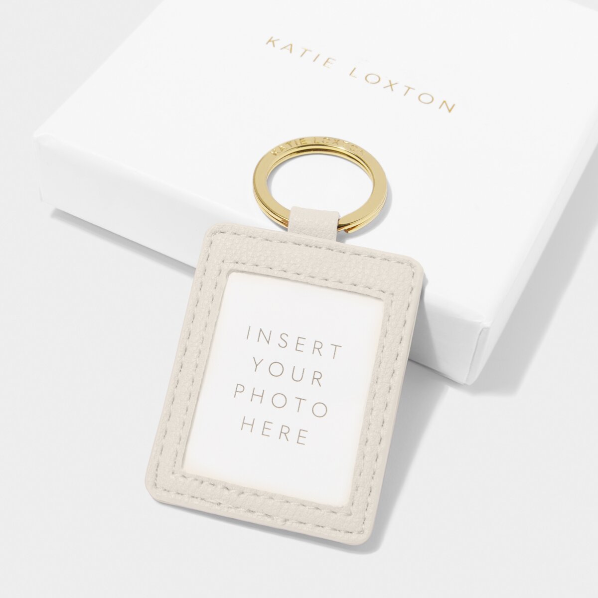 Katie Loxton | Beautifully Boxed Photo Keyring | Wonderful Mum | Off-White