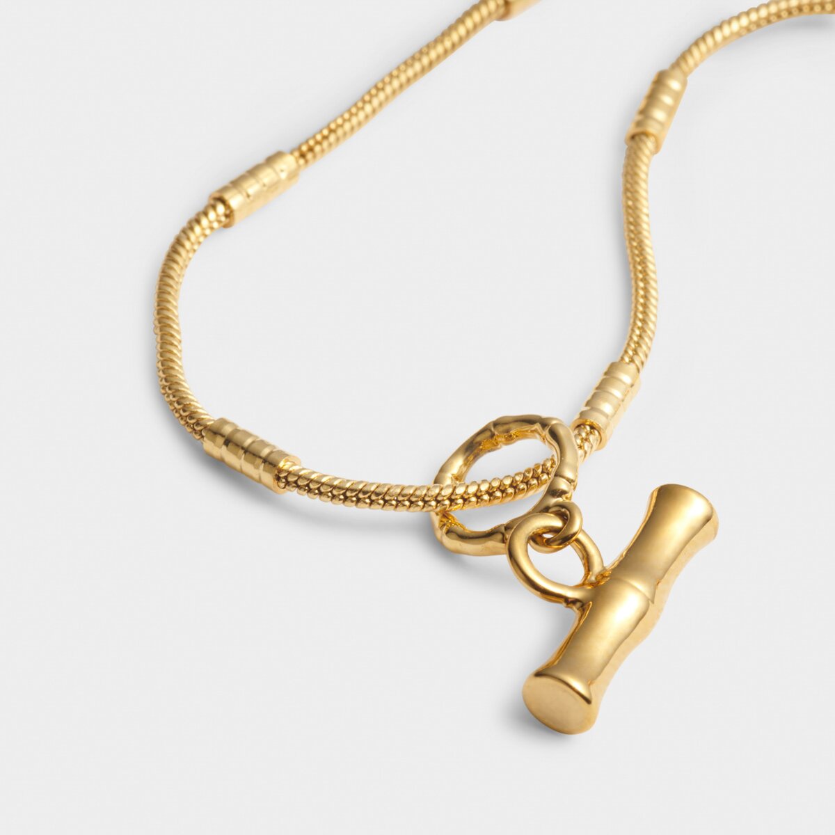 Katie Loxton | Bamboo T-Bar Waterproof Gold Bracelet