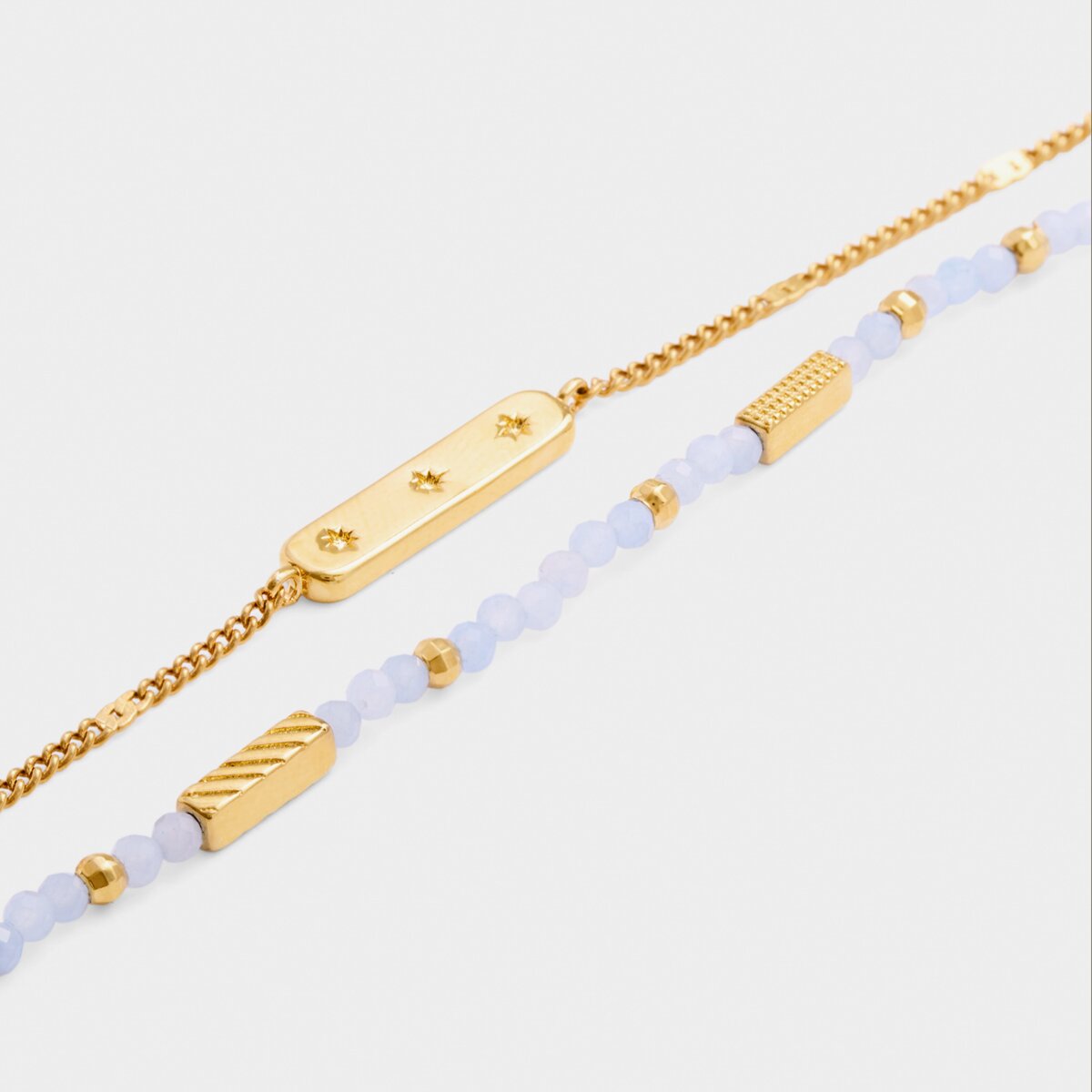 Katie Loxton | Birthstone Bracelet | March | Aqua Crystal