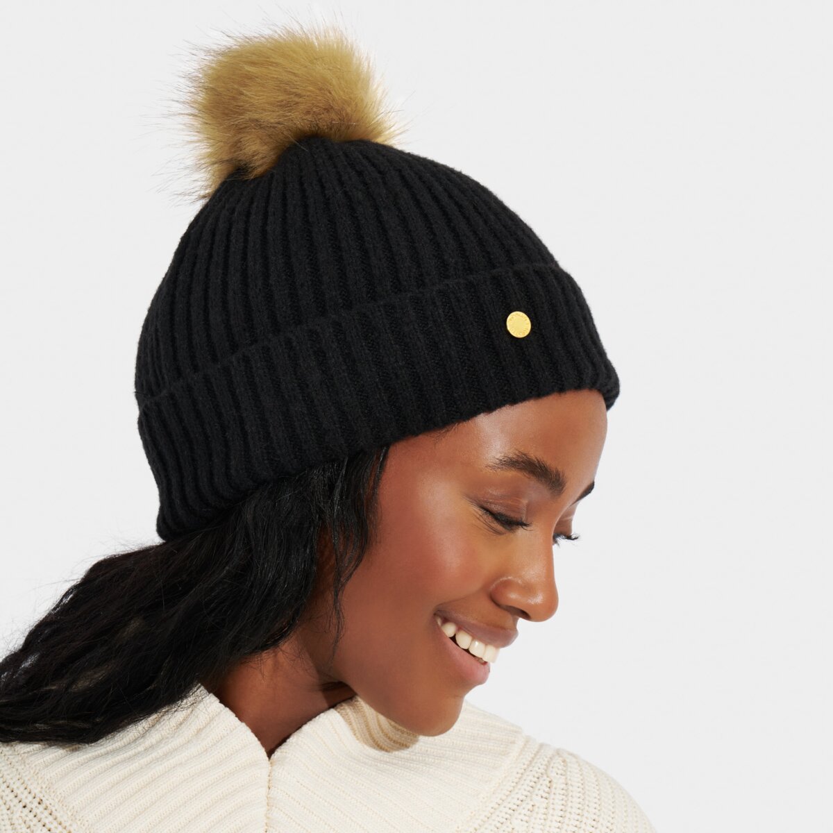 Katie Loxton | Knitted Hat | Black