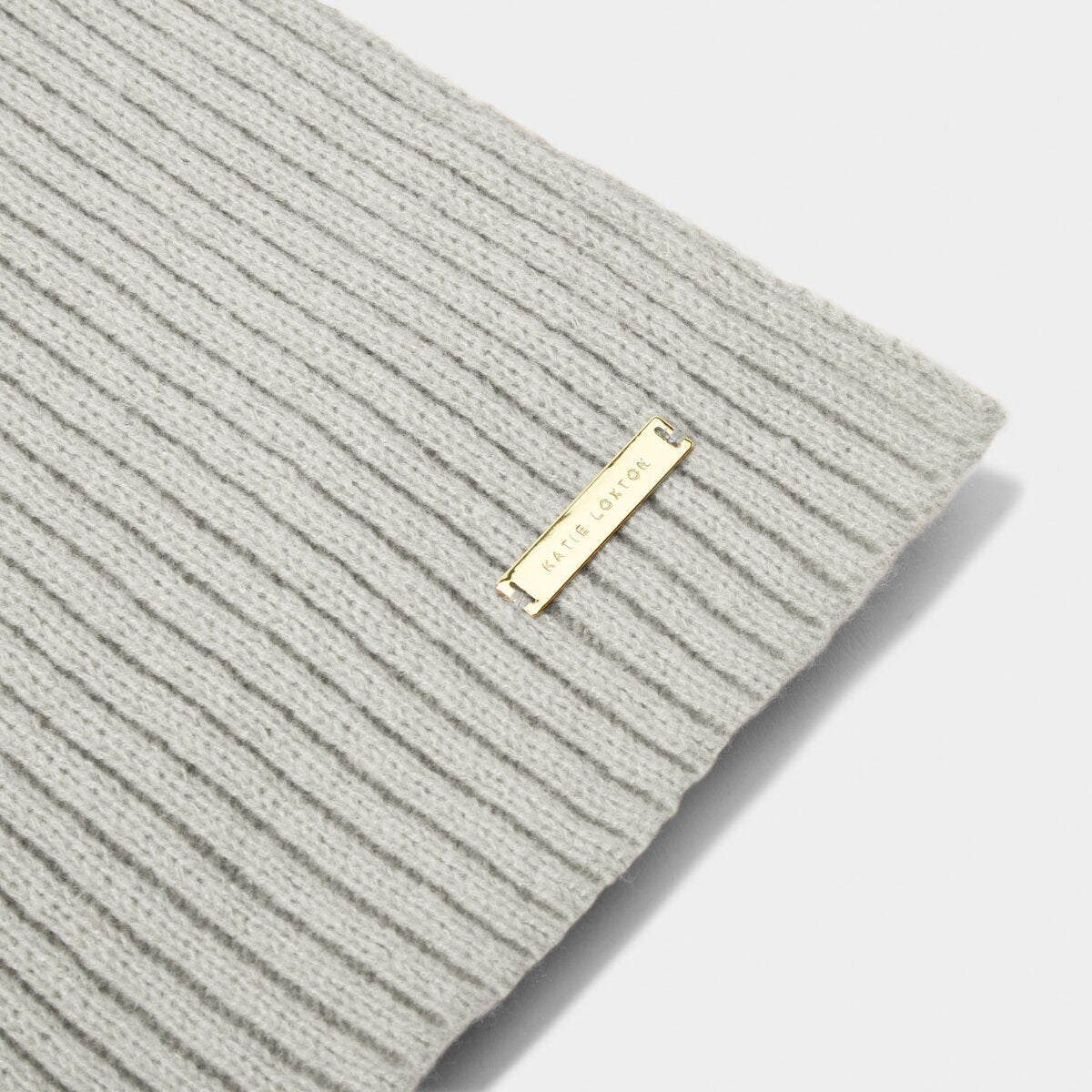Katie Loxton | Knitted Winter Scarf | Cool Grey