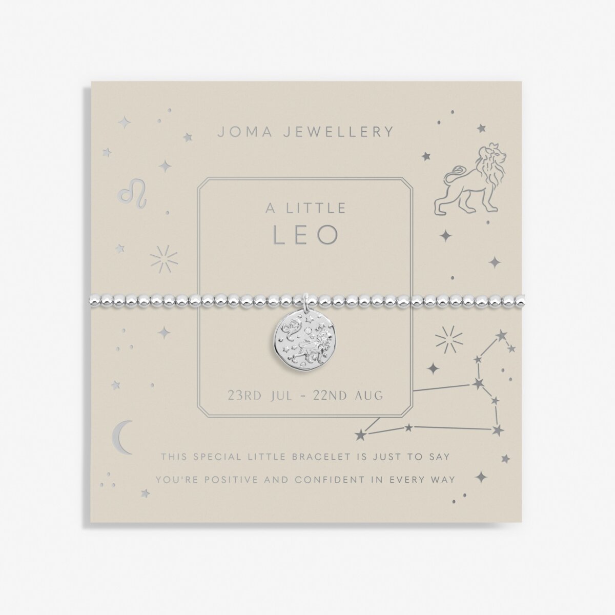 Joma Jewellery | Leo Zodiac Stretch Bracelet