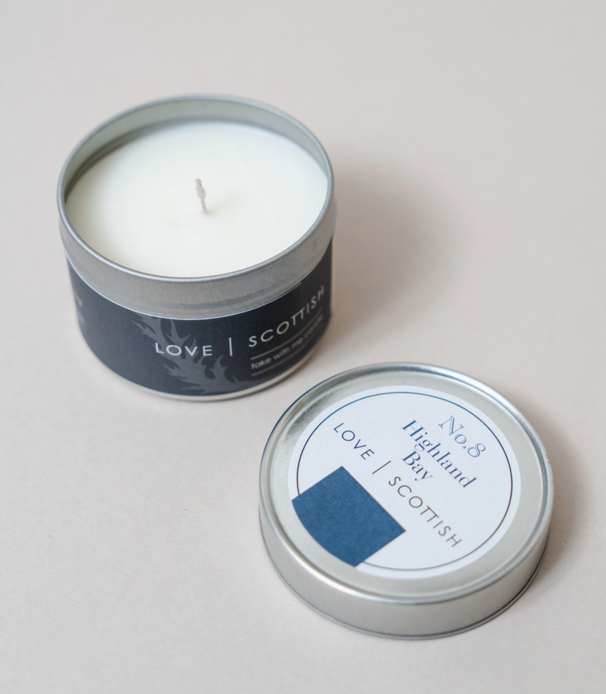 Highland Bay |Tin Travel Candle