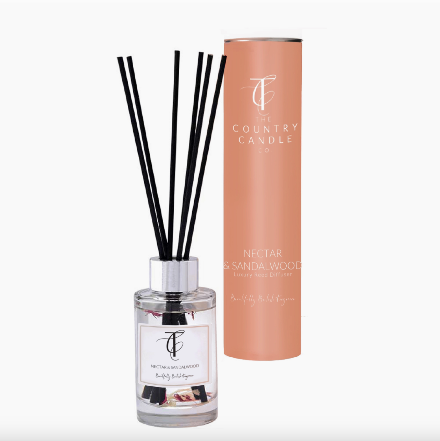 Pastels Reed Diffuser | Nectar & Sandalwood 100ml Reed Diffuser