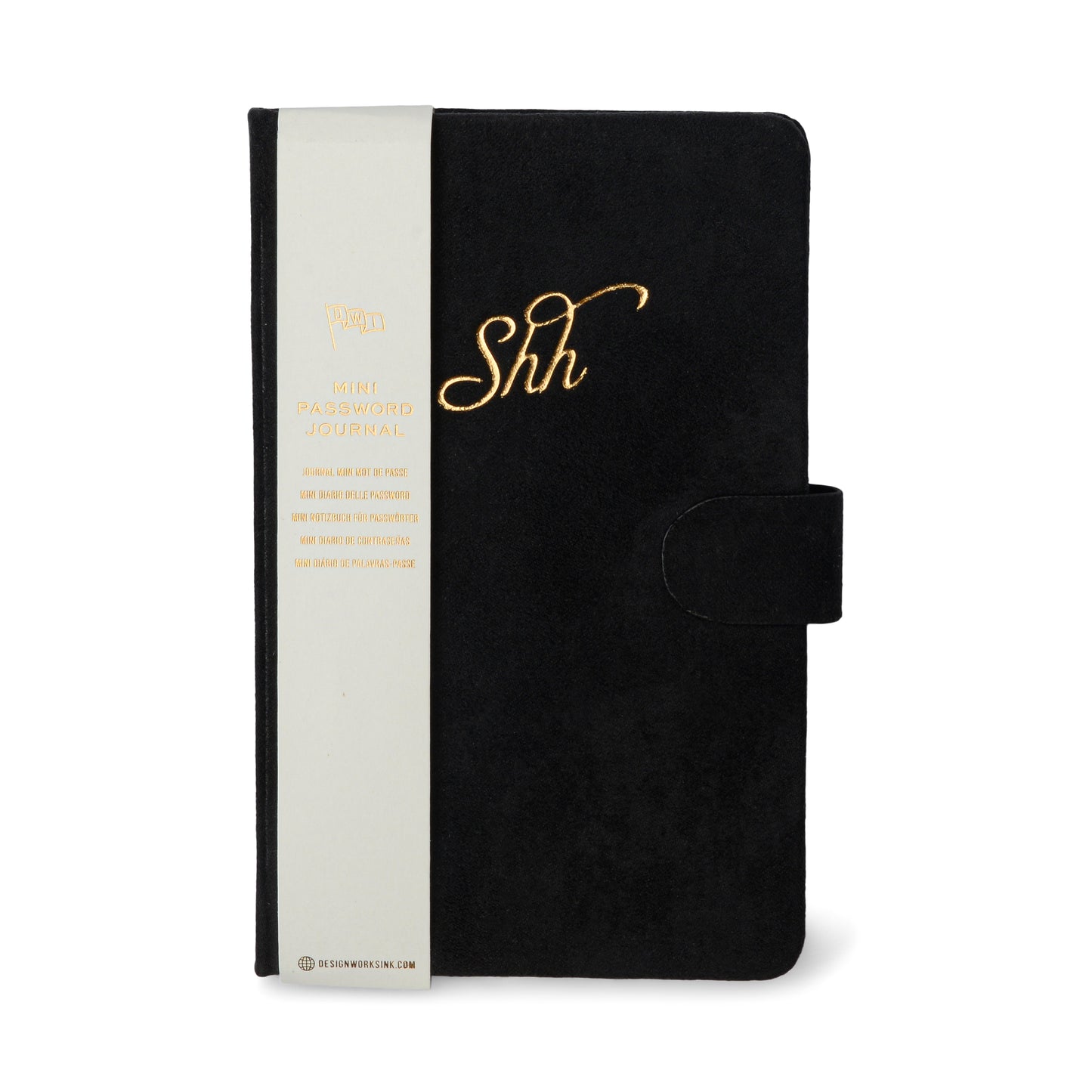 Mini Password Journal | Black | Shh