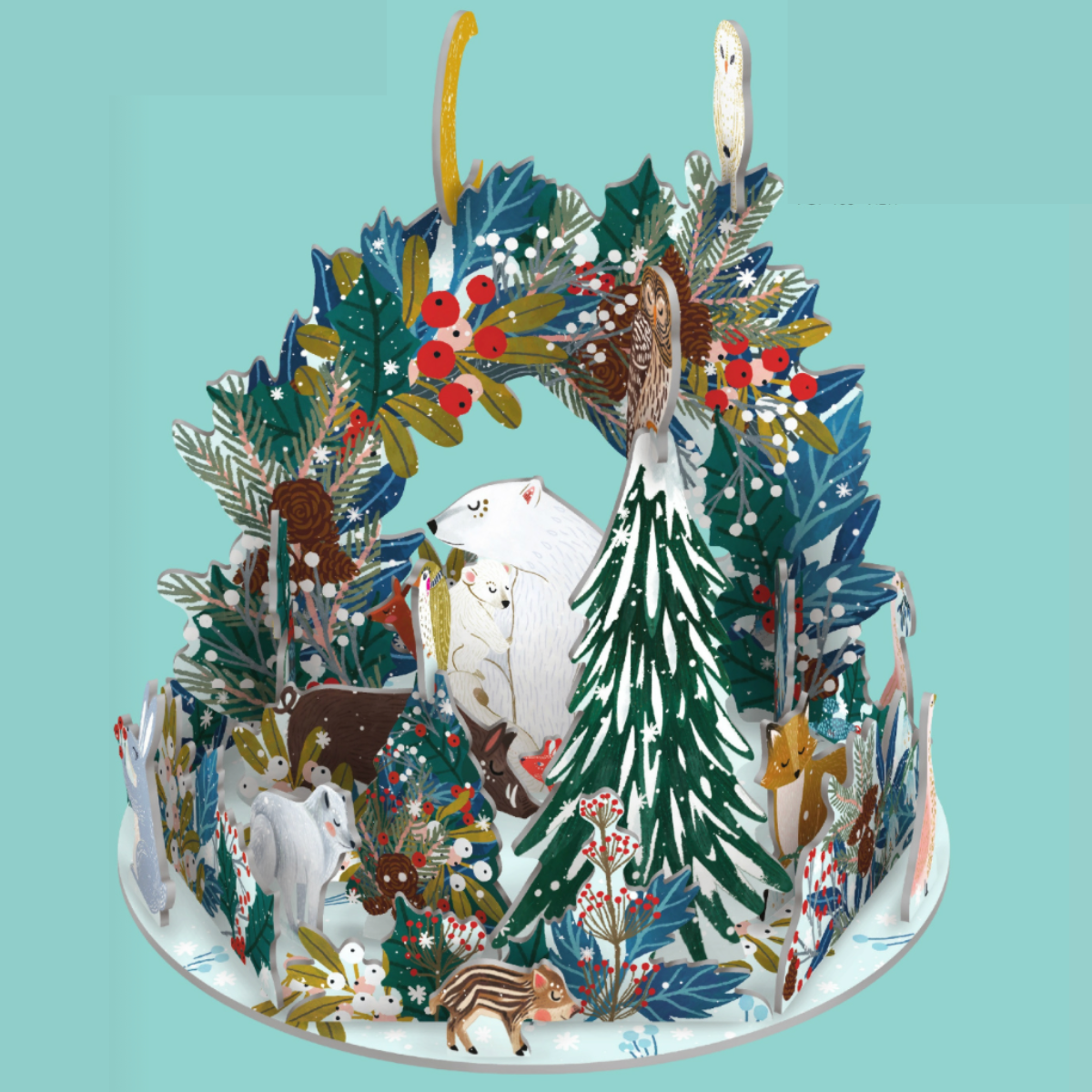 Polar Bear Bower Pop & Slot Advent Calendar