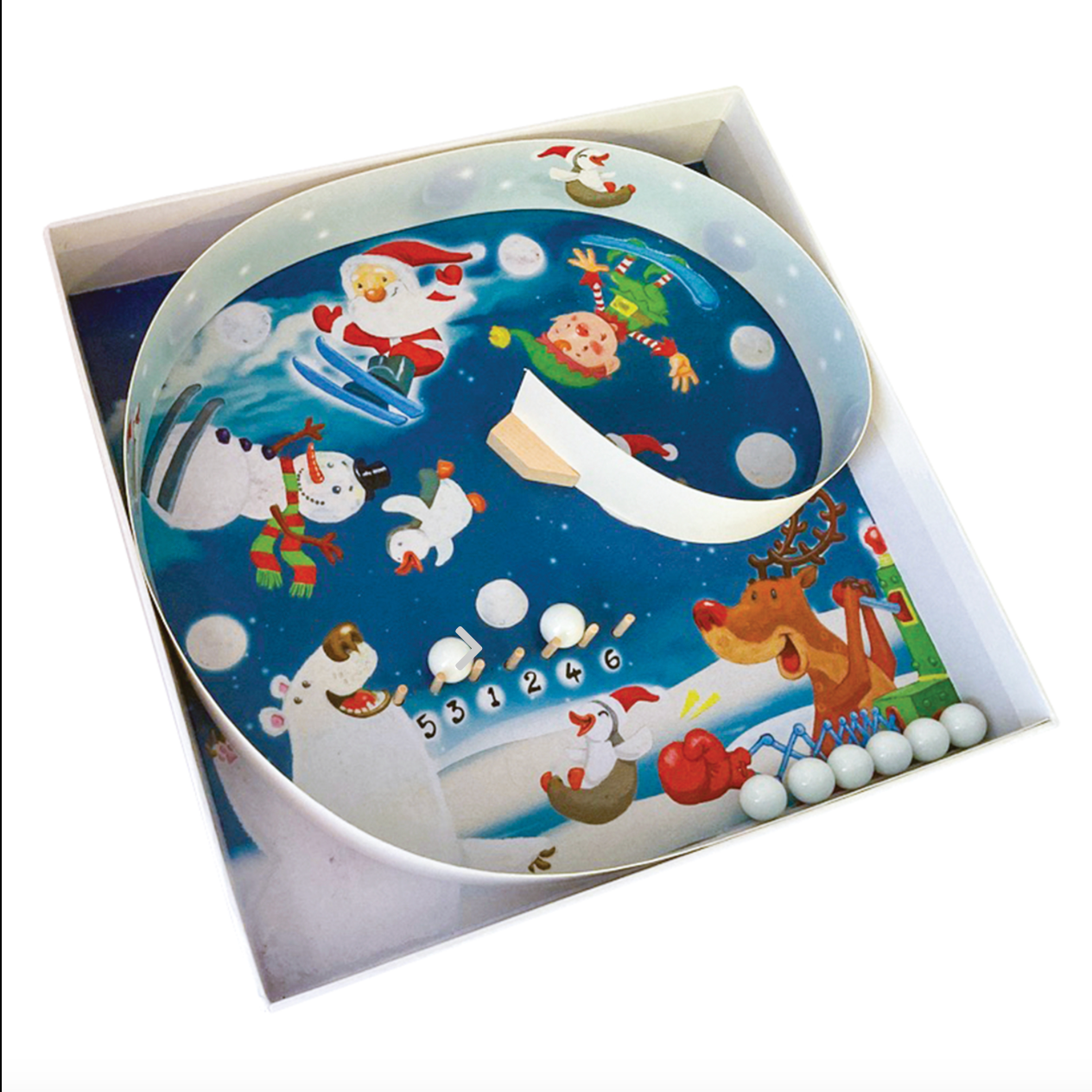 Santa's Snowball Ski Jump Game