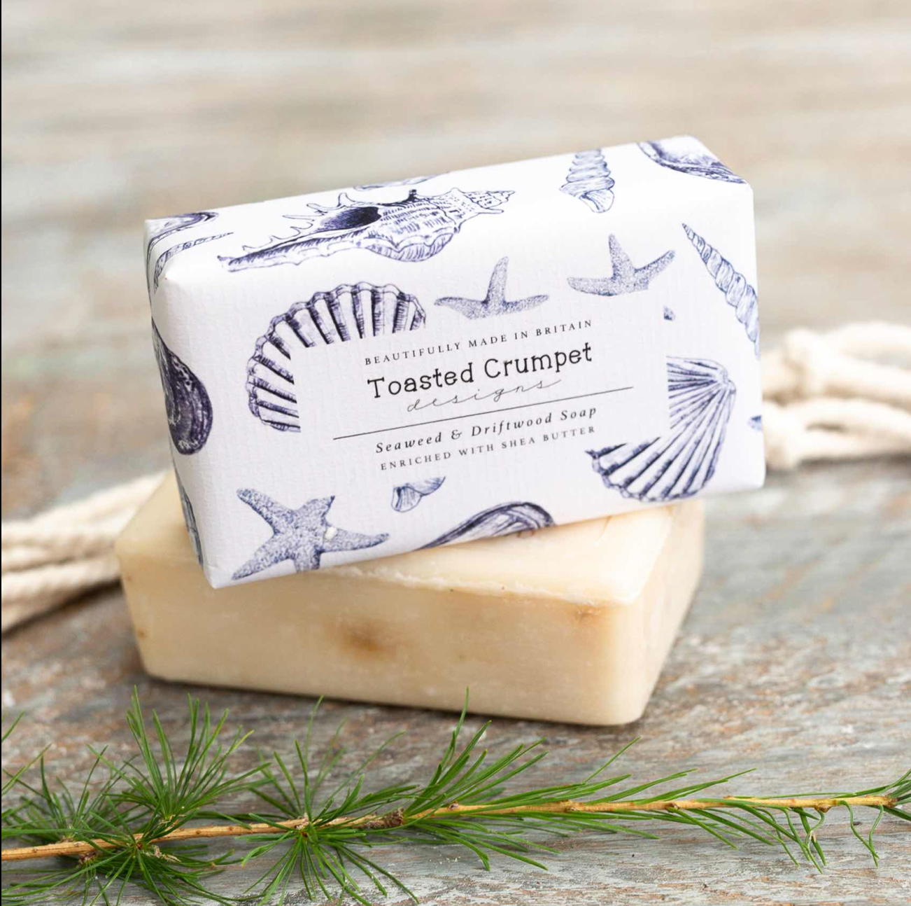 Seaweed & Driftwood Luxury Triple Milled Soap Bar