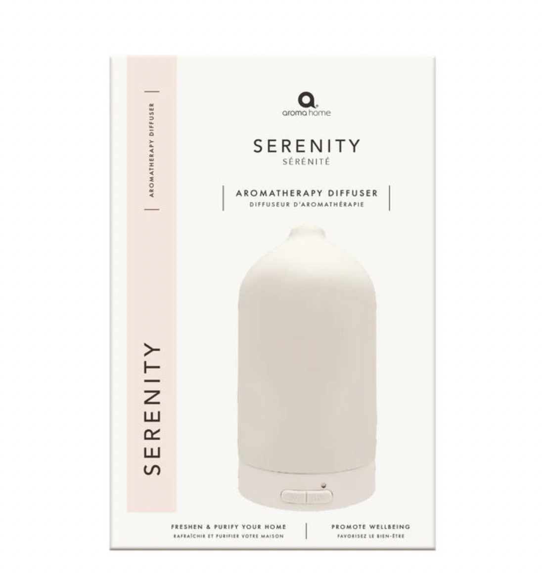Aromatherapy Serenity Ceramic Ultrasonic USB Diffuser - Cream
