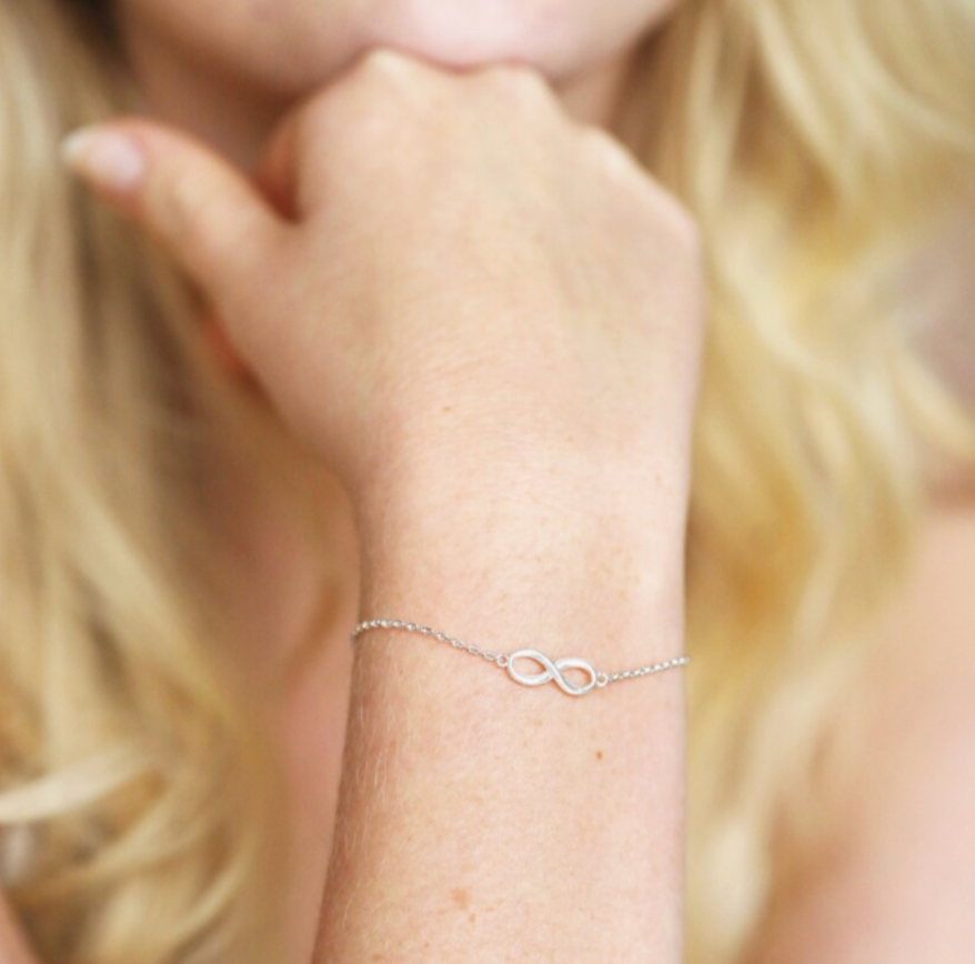 Infinity Charm Bracelet | Silver