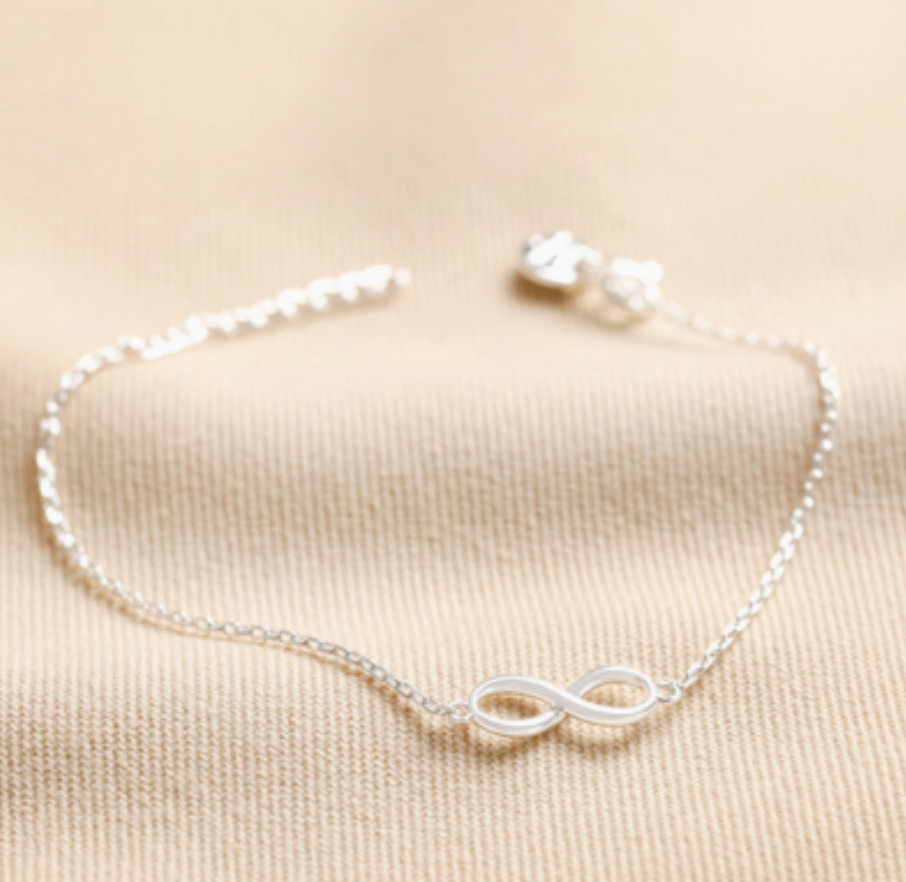 Infinity Charm Bracelet | Silver