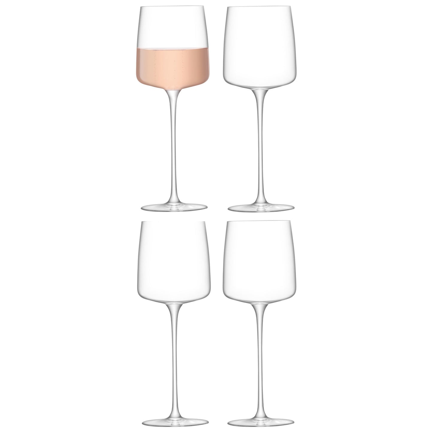 Metropolitan White Wine Glasses Set of 4