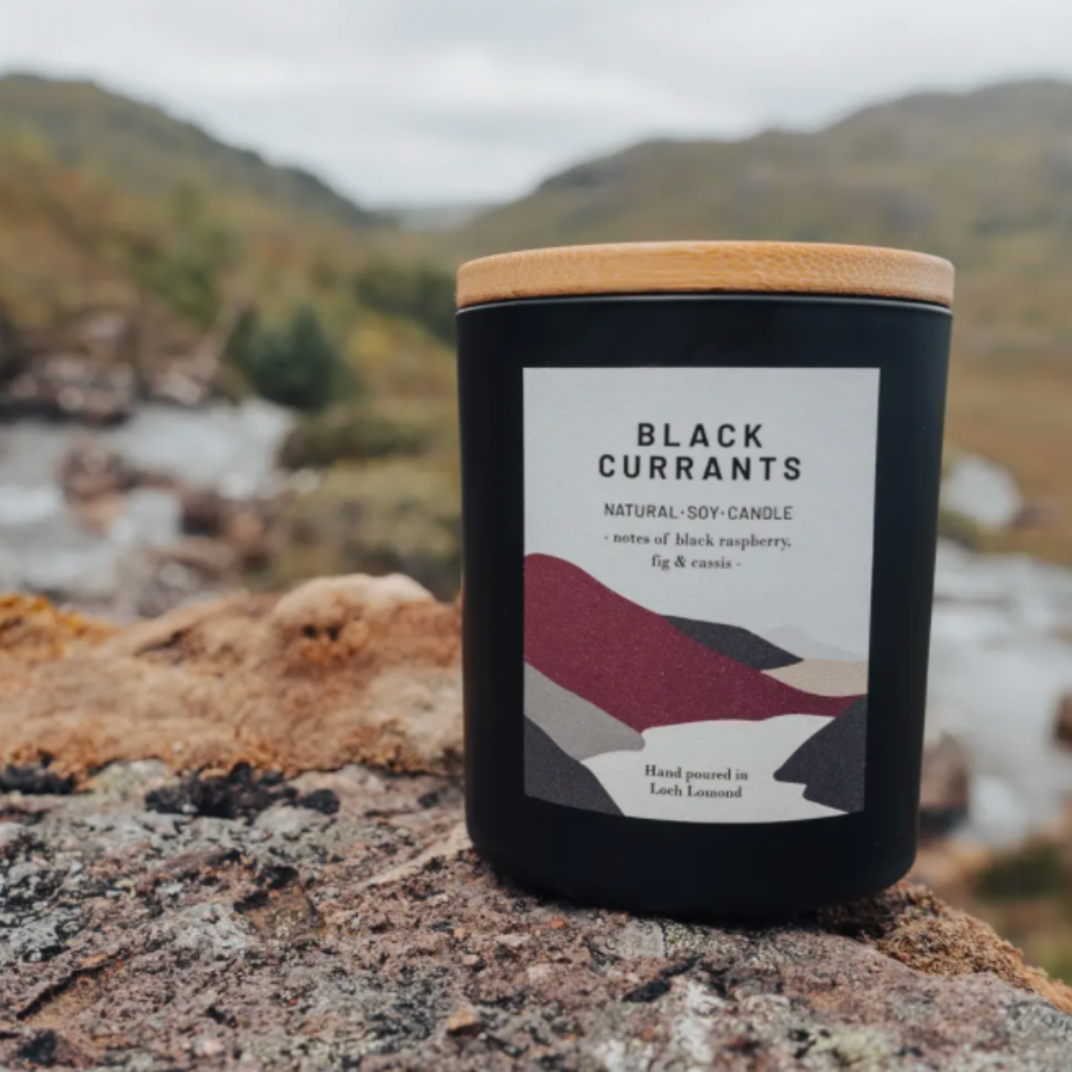 Black Currants Loch Lomond Soy Wax Candle