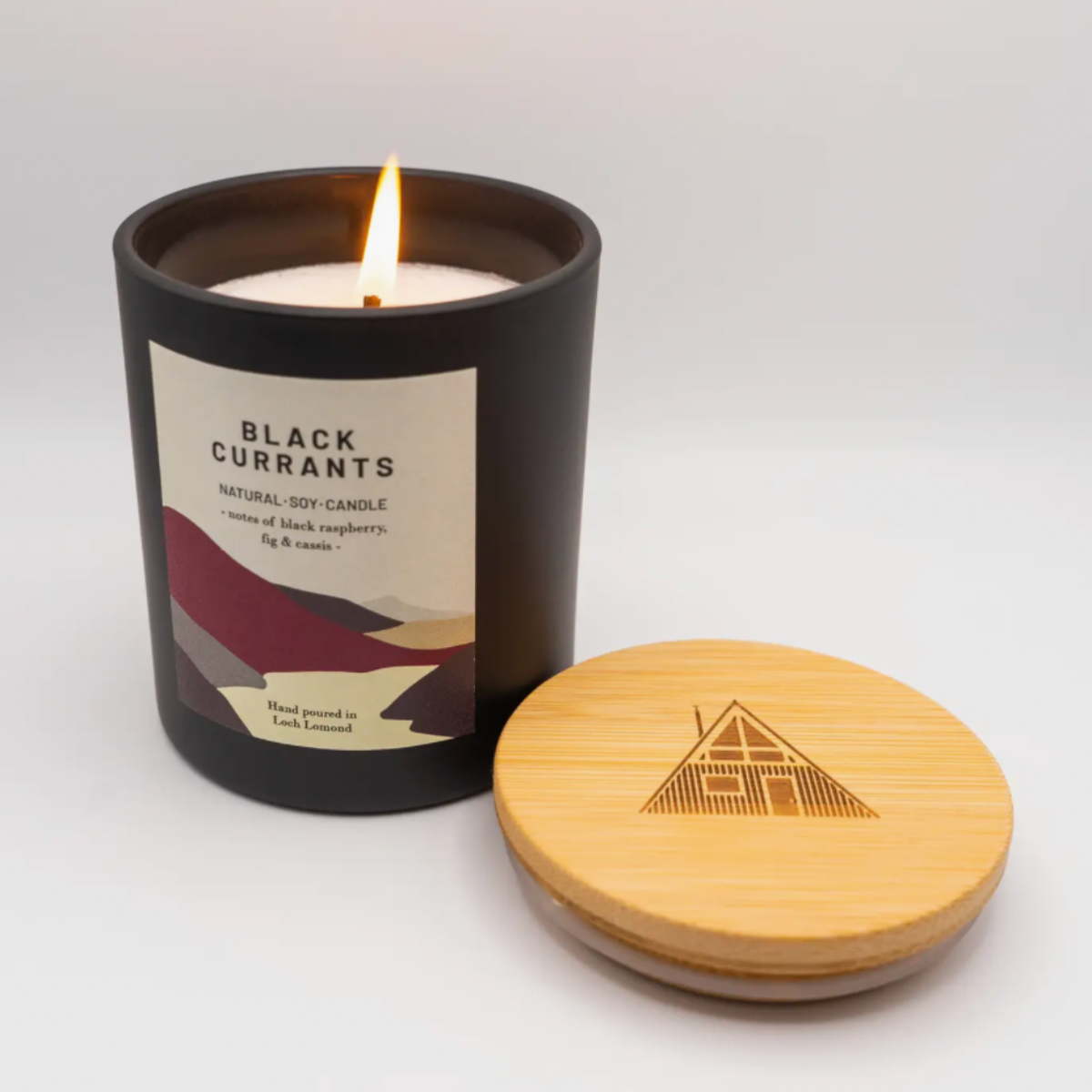 Black Currants Loch Lomond Soy Wax Candle