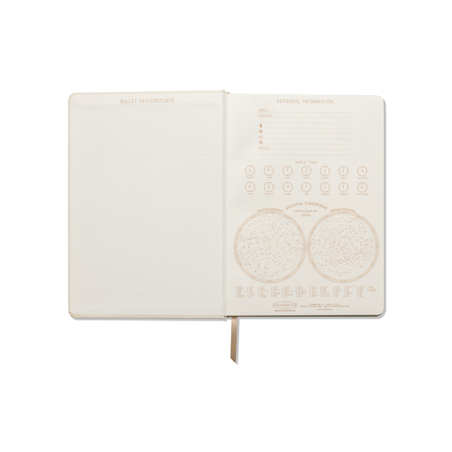 La Lune Jumbo Cloth Covered Journal