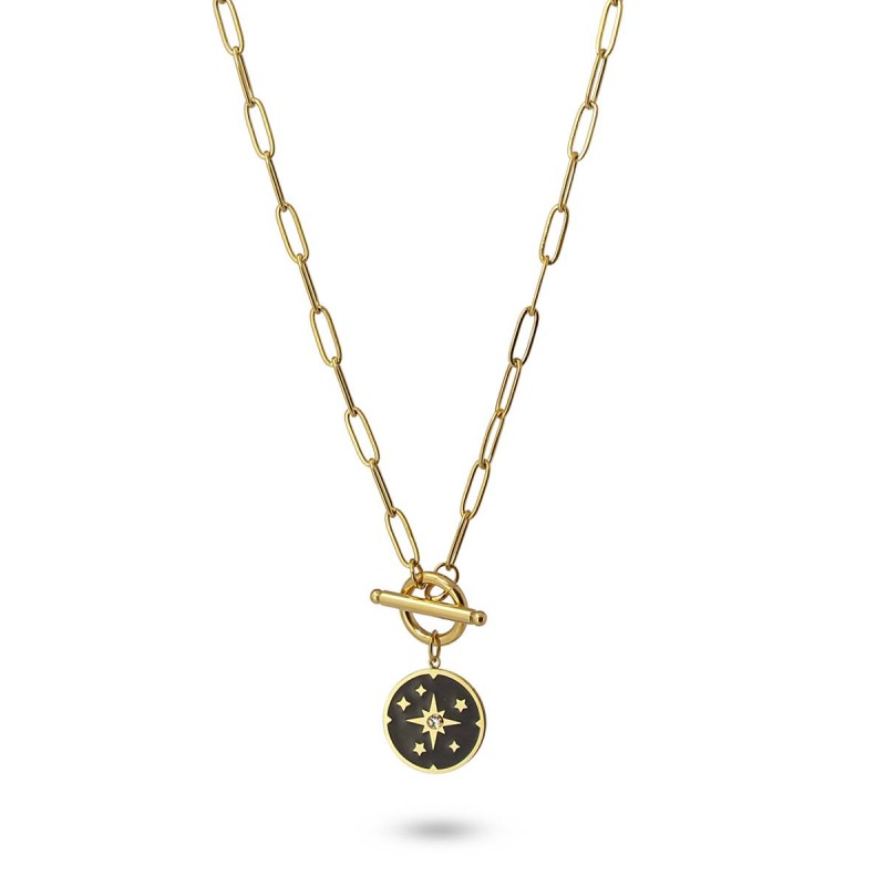 Pendant of Stars Barrette Necklace