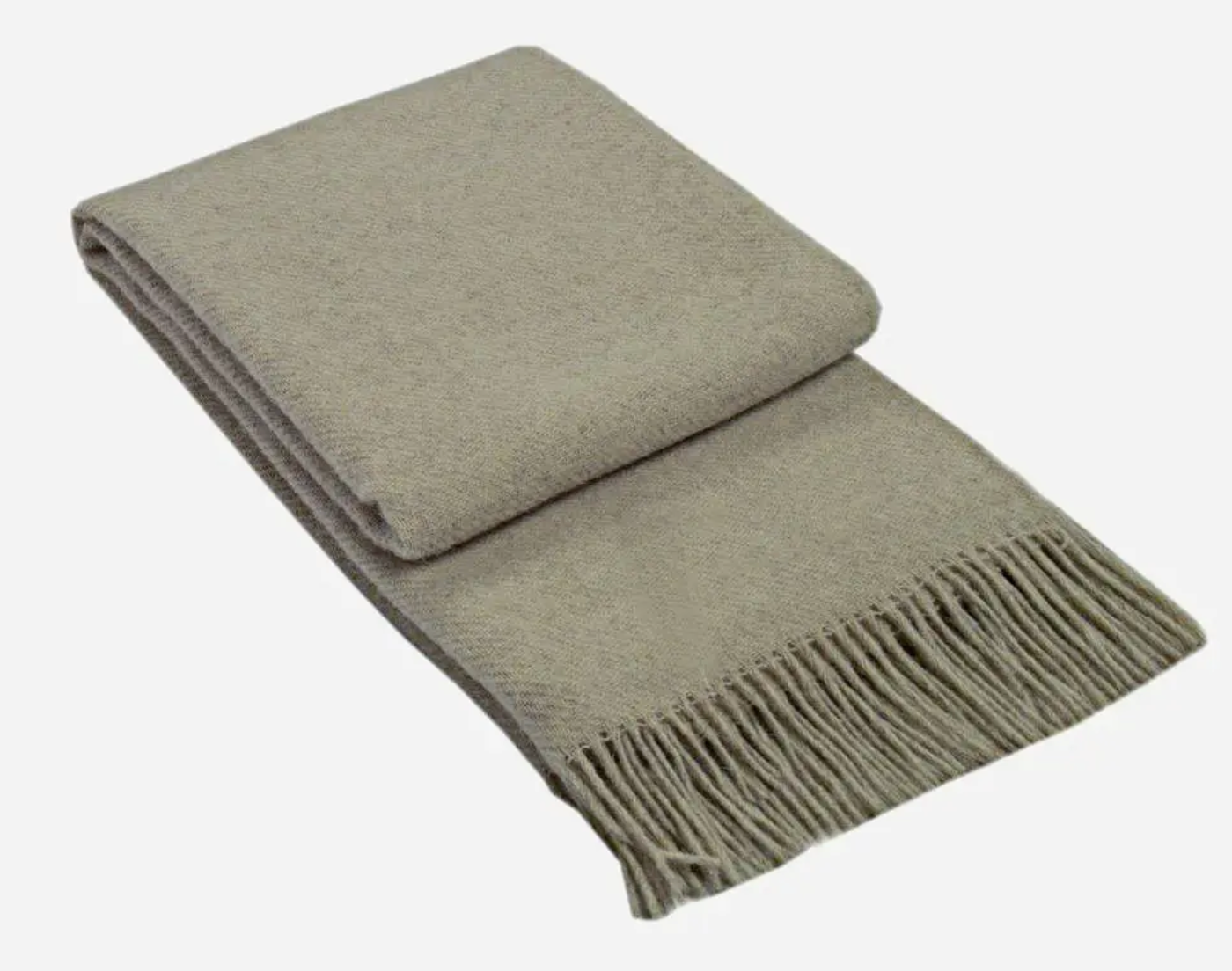 Brighton Wool Throw - Beige