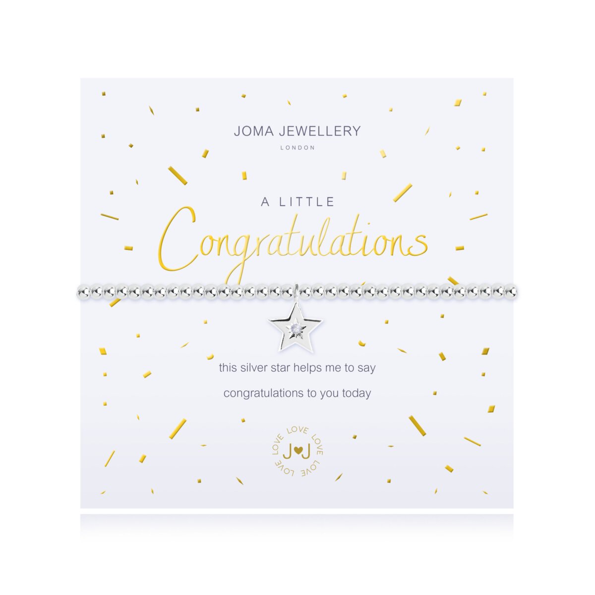 A Little Congratulations Bracelet - Joma Jewellery