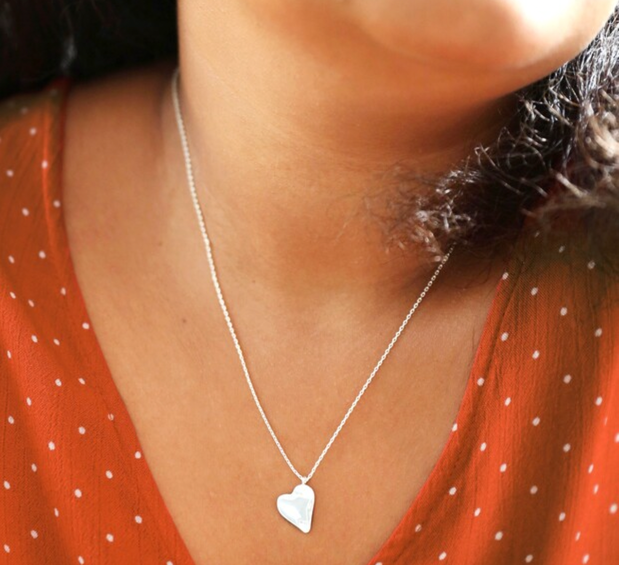 Heart on Heart Pendant Necklace