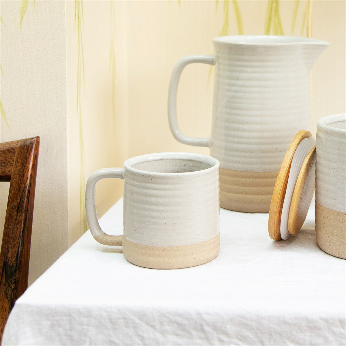 rustic country cottage mug