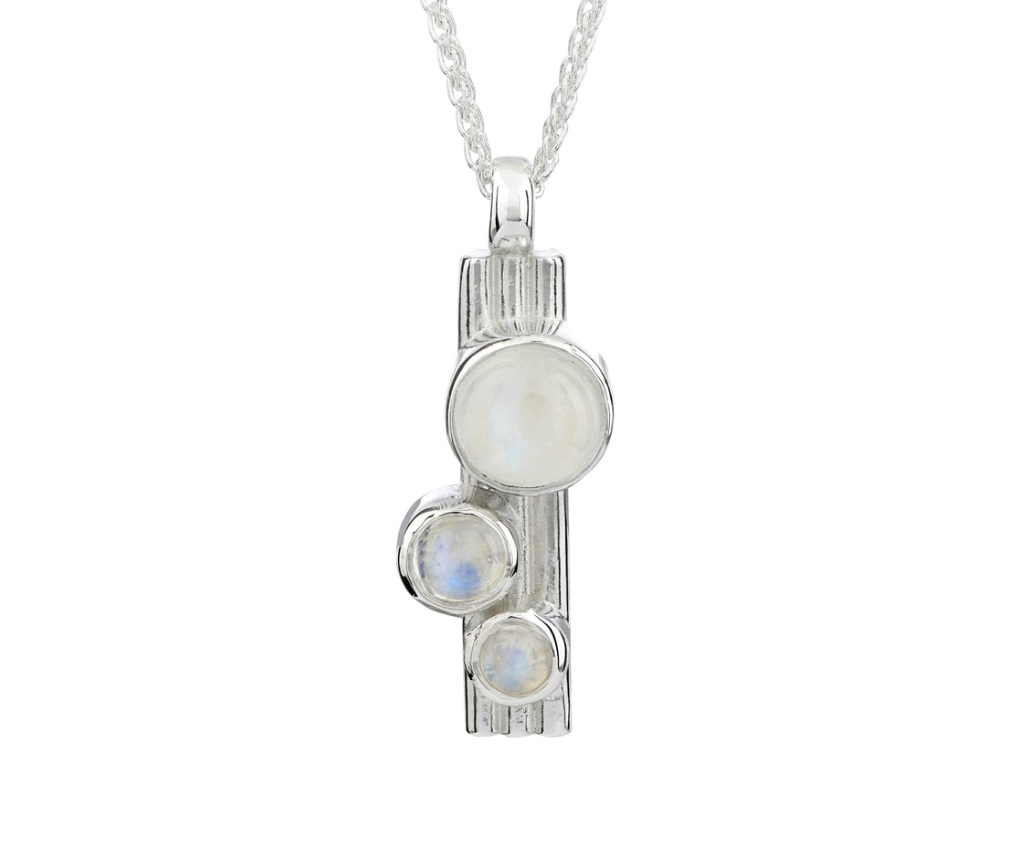Snowdrift Moonstone Nebula Pendant